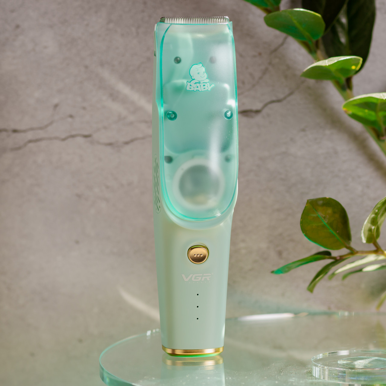 Дитяча машинка для стрижки волосся з насадками тиха акумуляторна бездротова VGR V-151