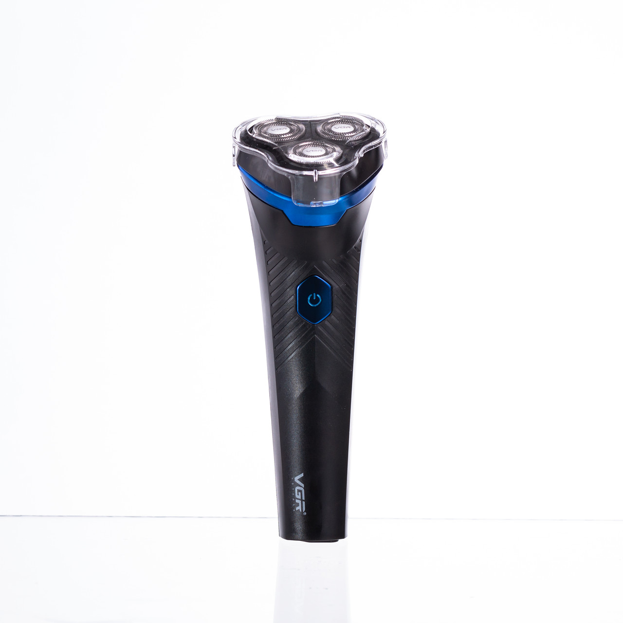 Електробритва для чоловіків роторна для вологого та сухого гоління з дисплеєм VGR V-314