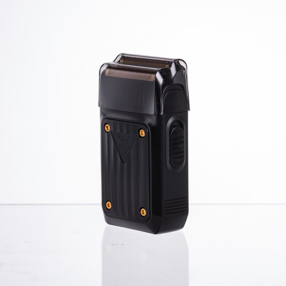 Електробритва чоловіча шейвер з подвійним лезом та LED-дисплеєм VGR V-363