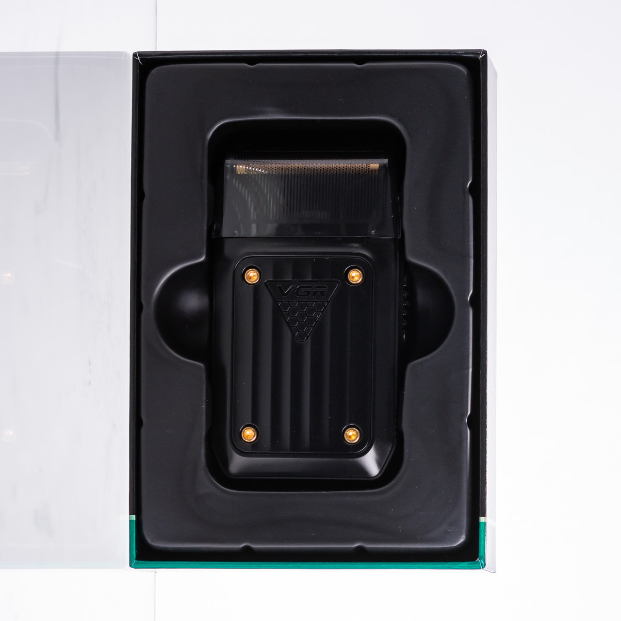 Електробритва чоловіча шейвер з подвійним лезом та LED-дисплеєм VGR V-363