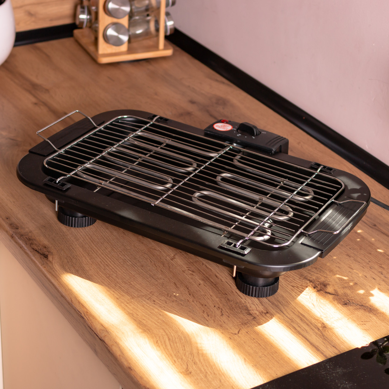 Електрогриль  з термостатом 2000 Вт Sokany SK-273BG