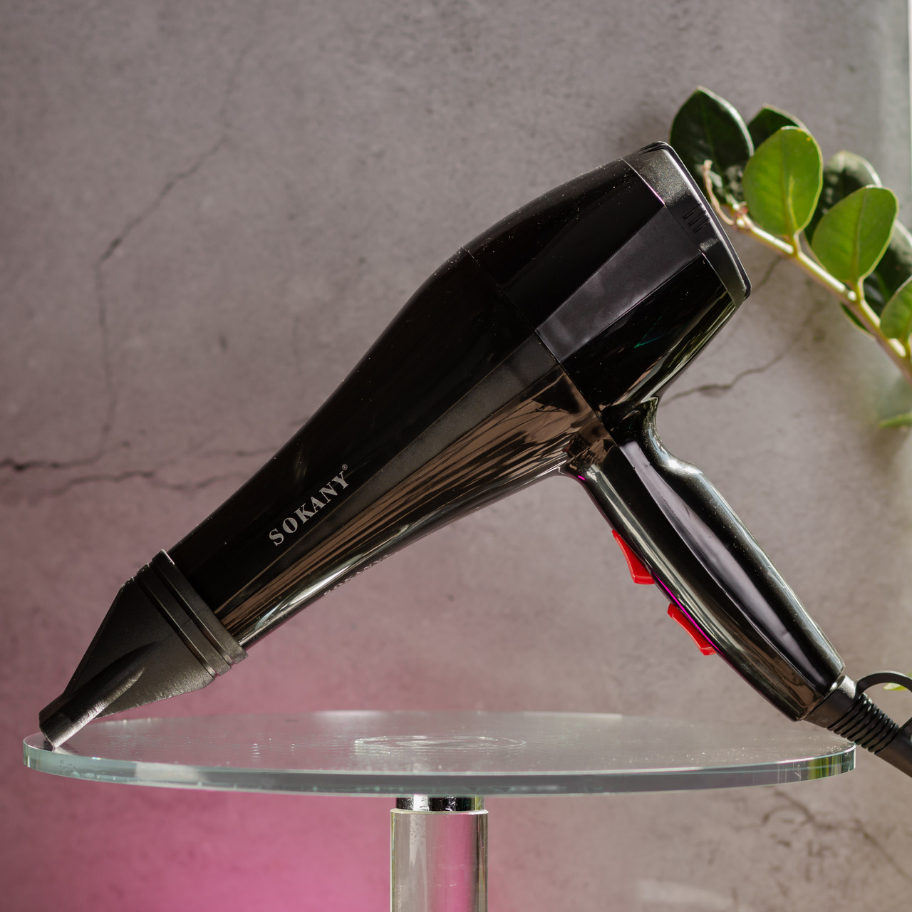 Фен для укладання та сушіння волосся 2200 Вт з насадкою Sokany RCY-173i