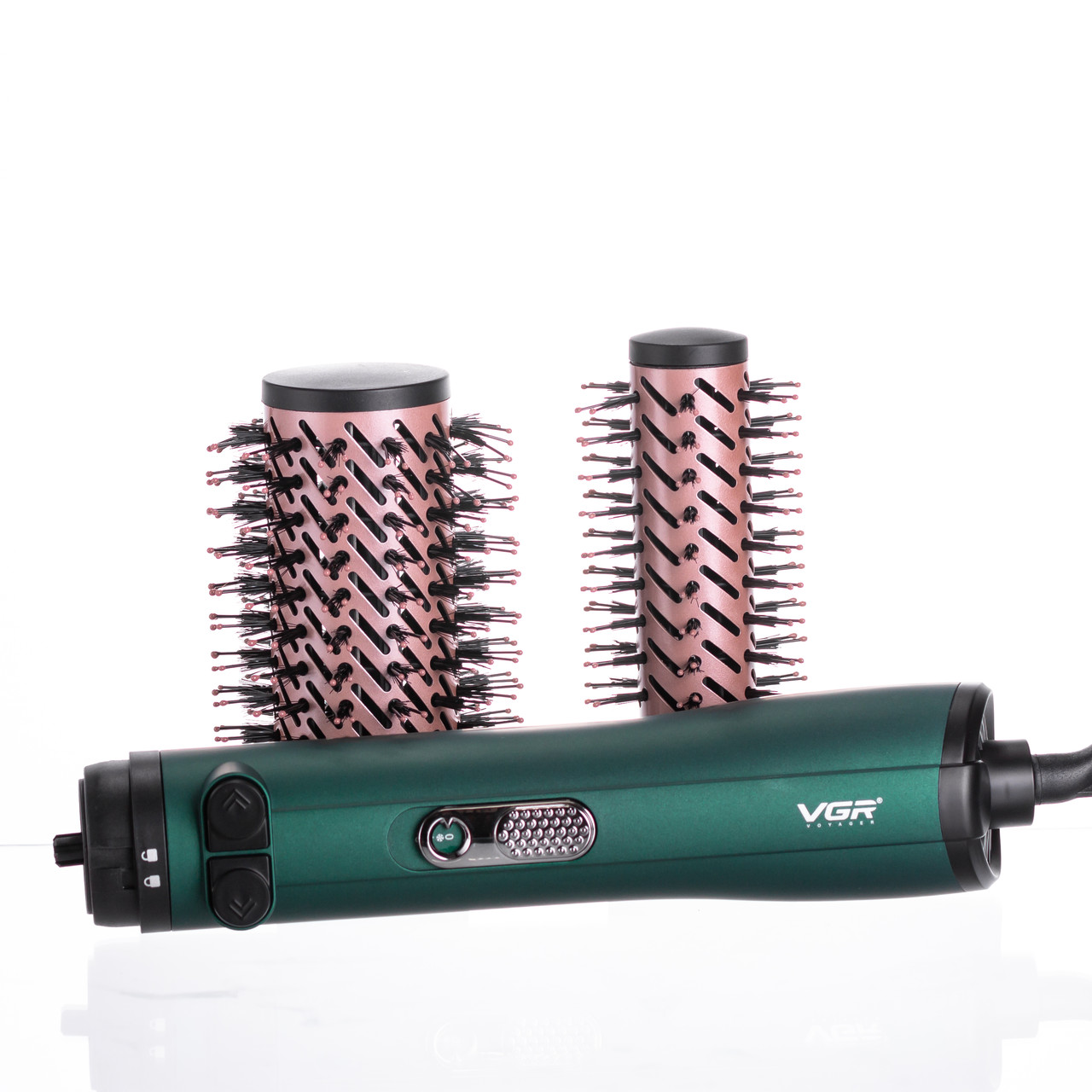 Фен-щітка з насадками, що обертаються, і керамічним покриттям VGR V-498