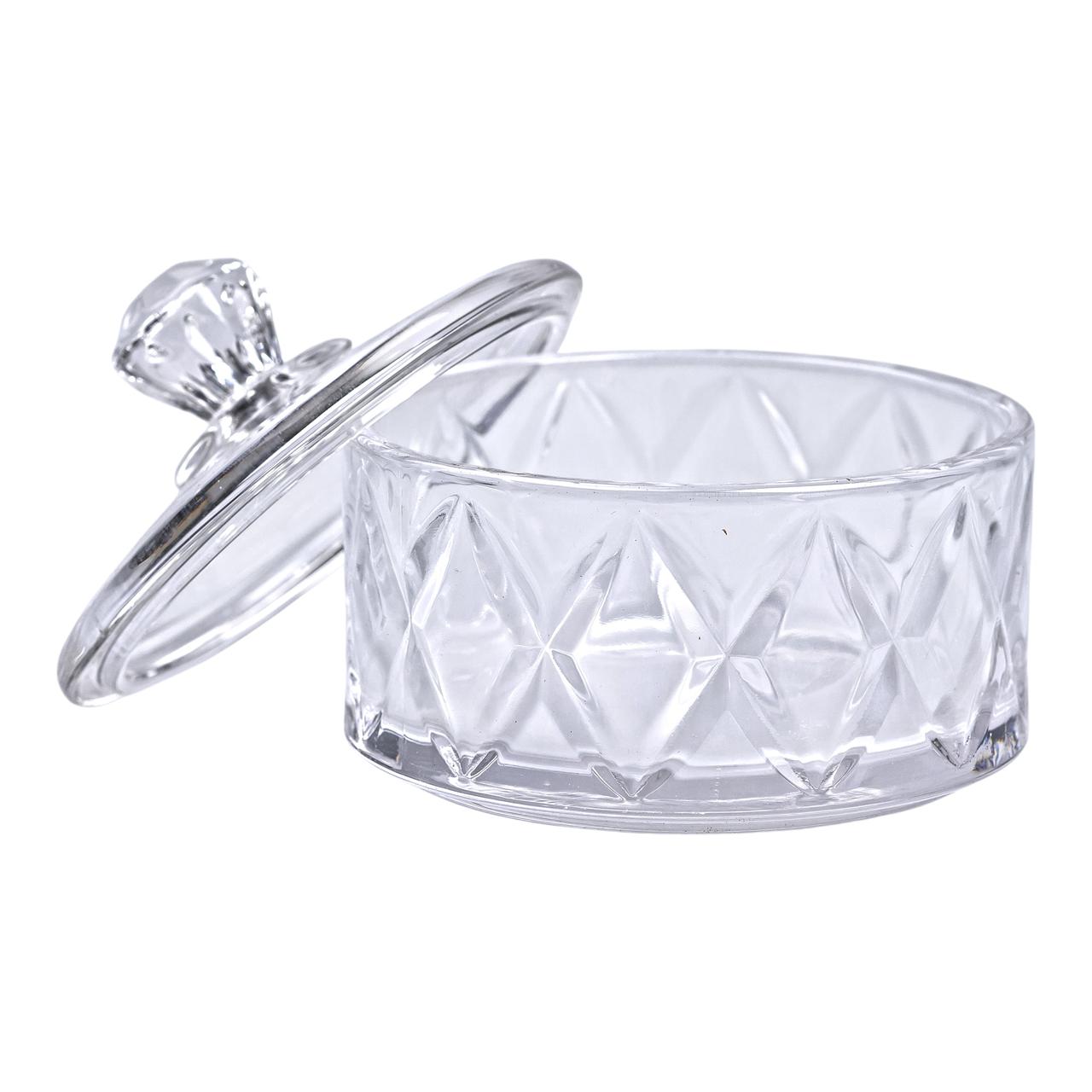 Цукерниця з кришкою Ø 10 скляна HP-YH-20