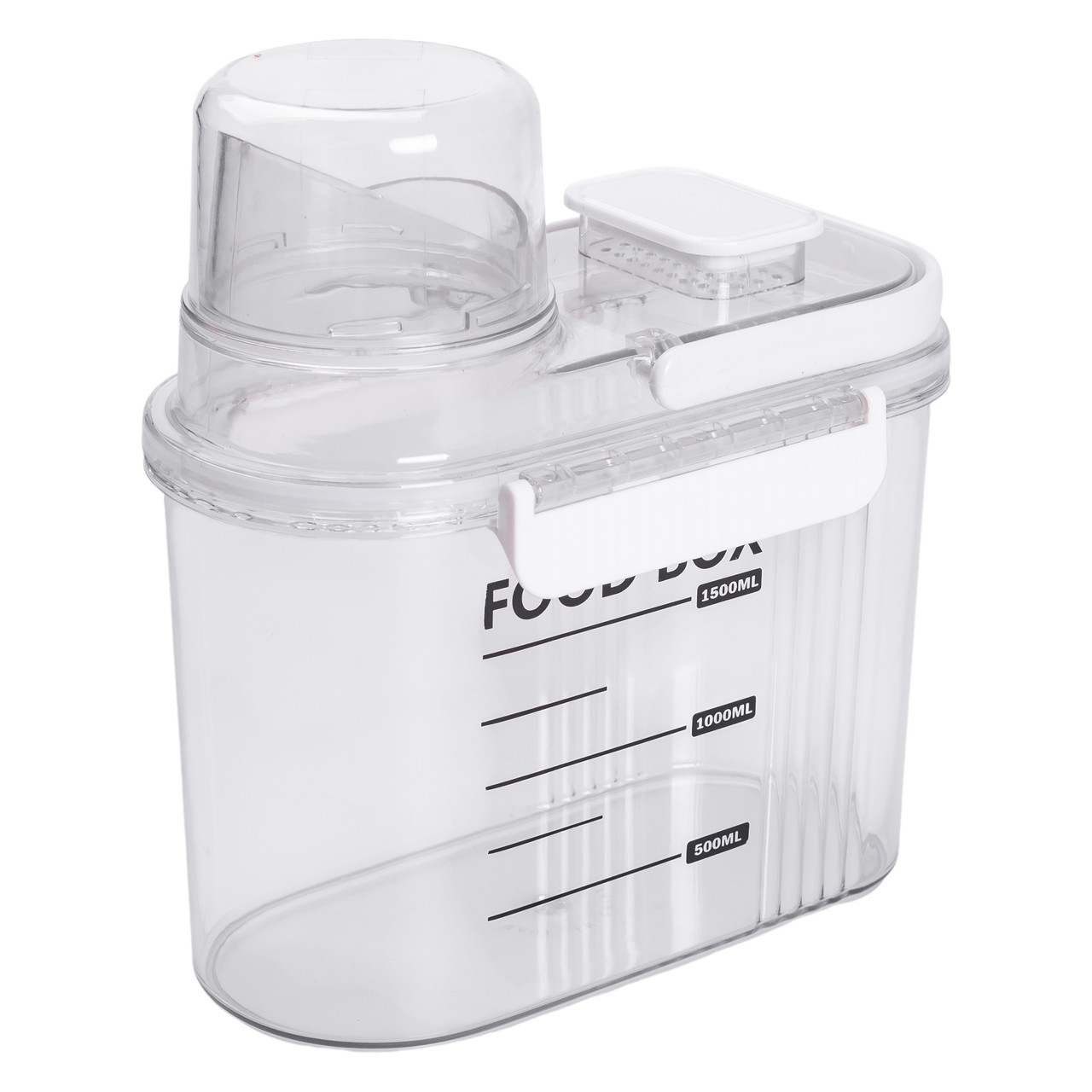 Контейнер для зберігання сипучих продуктів 20х11х22 см з дозатором і мірною шкалою ємність для круп 2л HP-27-13