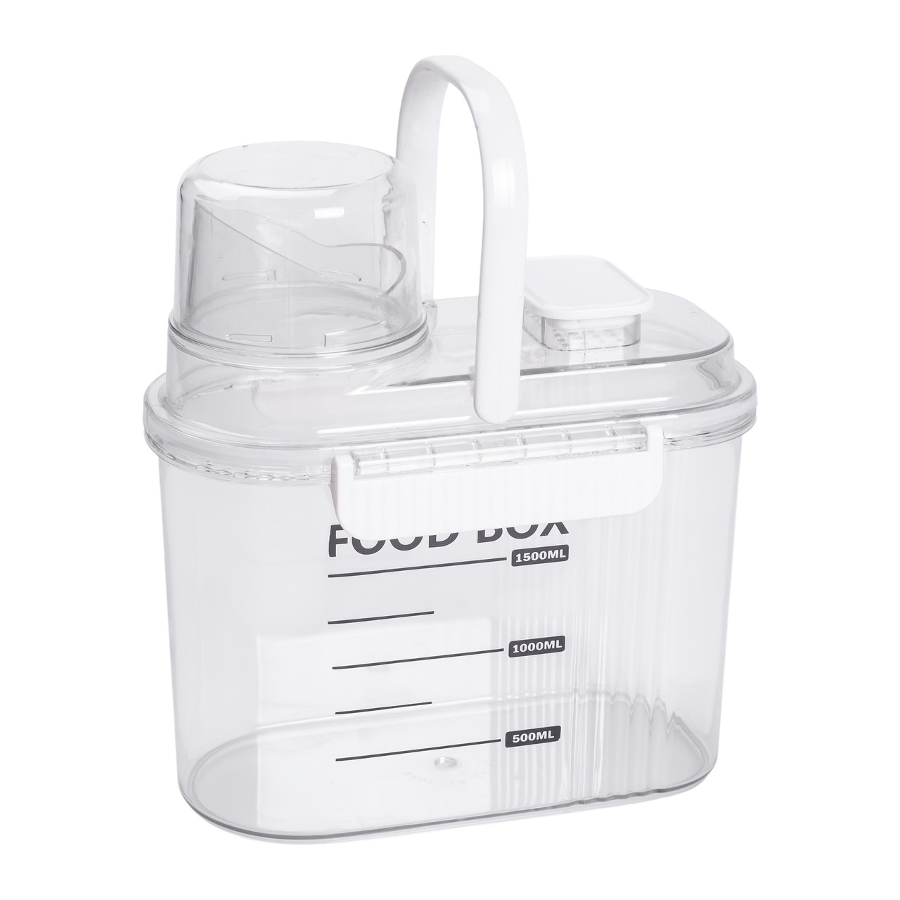 Контейнер для зберігання сипучих продуктів 20х11х22 см з дозатором і мірною шкалою ємність для круп 2л HP-27-13