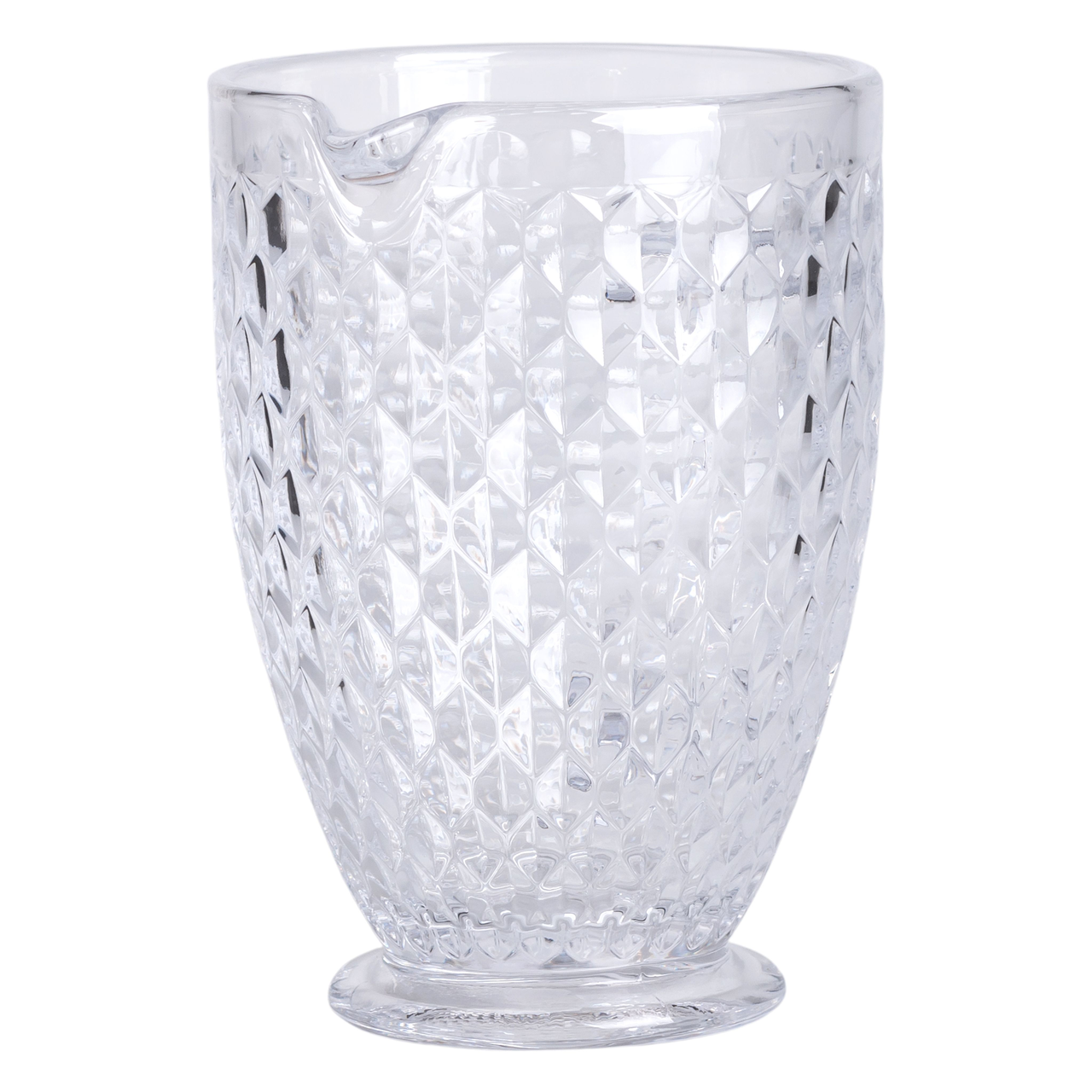 Глек для напоїв 1 літр для компоту, мохіто, лимонаду, сангрії прозорий скляний глек із ручкою HP-19-102