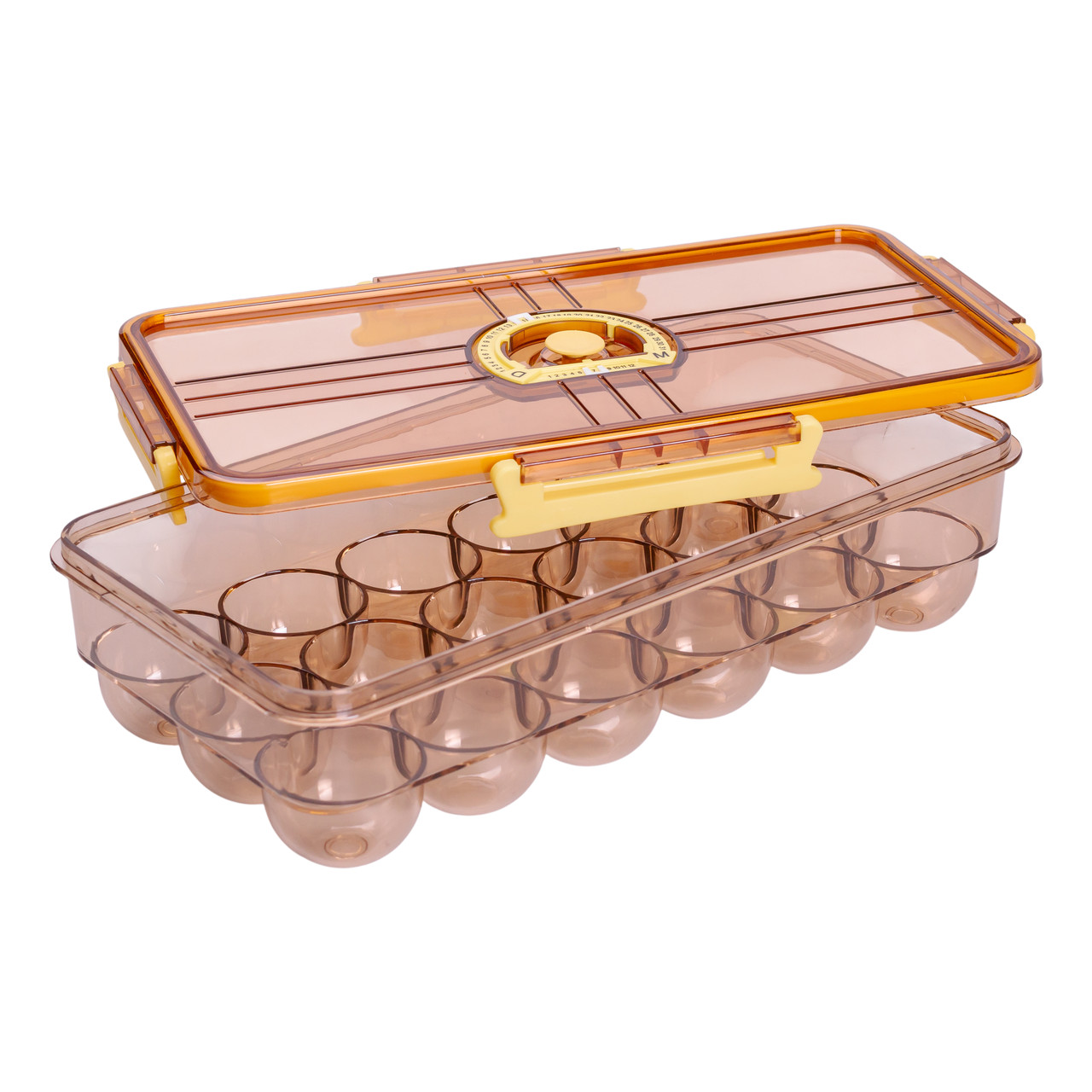 Лоток для яєць пластиковий на 18 комірок 32.5х18х8 см Коричневий HP-27-1