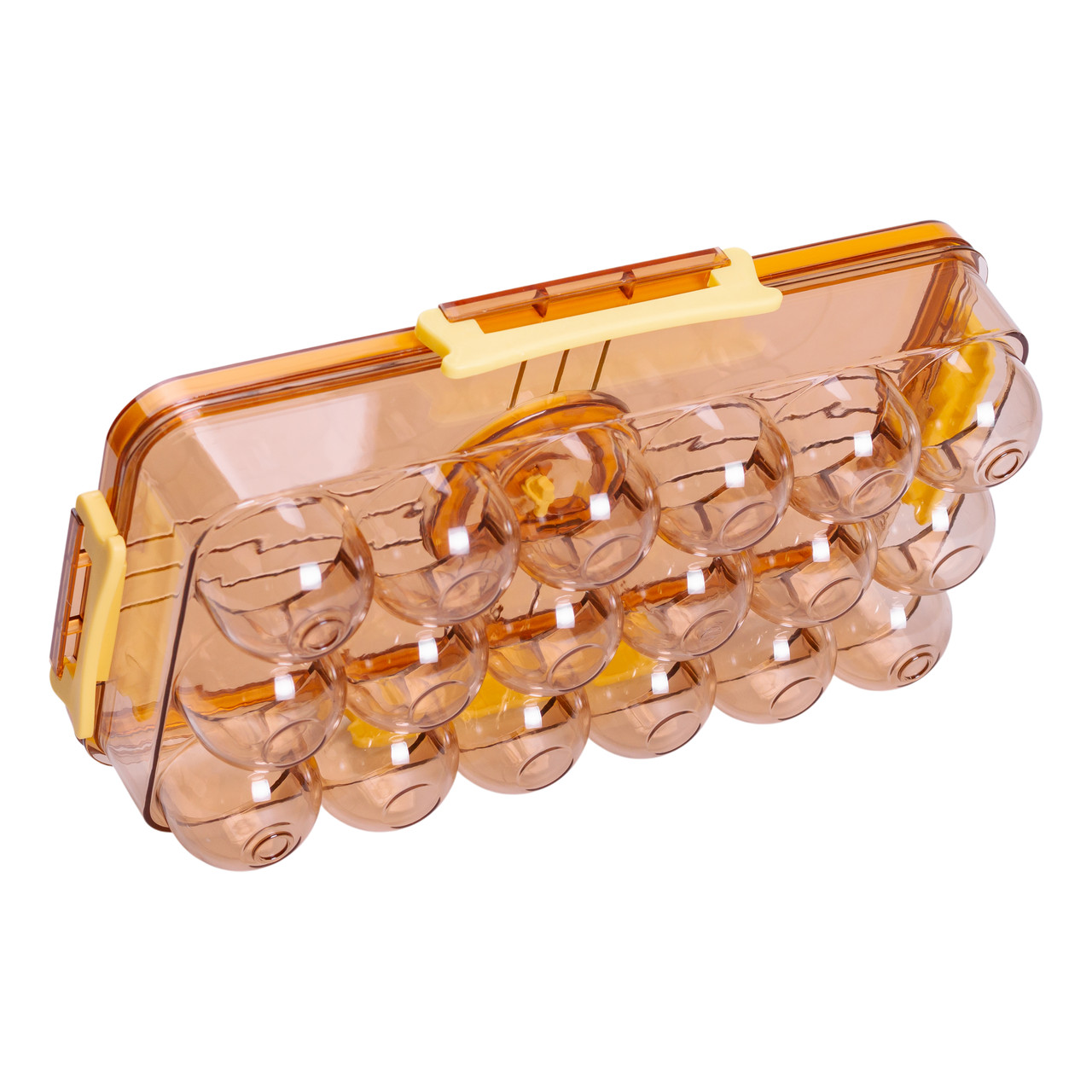 Лоток для яєць пластиковий на 18 комірок 32.5х18х8 см Коричневий HP-27-1