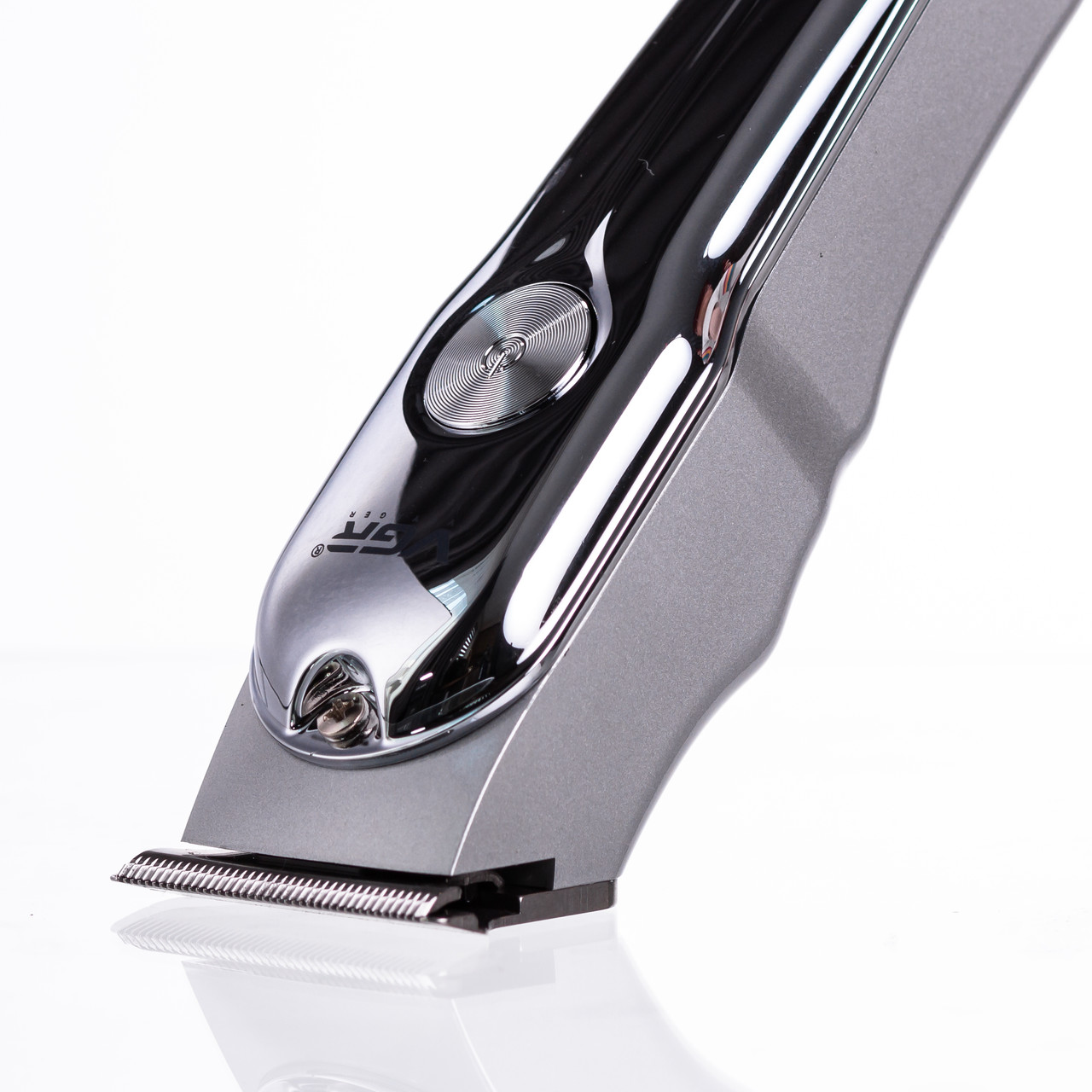 Машинка для стрижки волосся акумуляторна Сріблястий VGR V-071