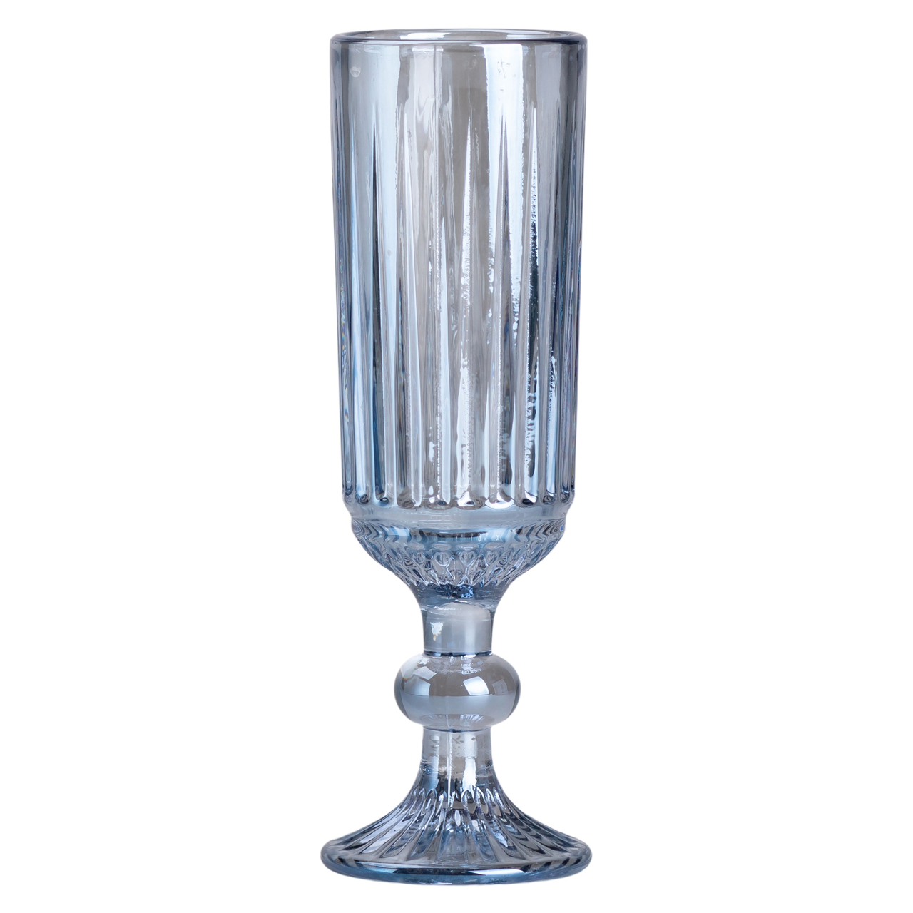 Набір келихів для шампанського 6 штук 160 мл Блакитний HP-19-67