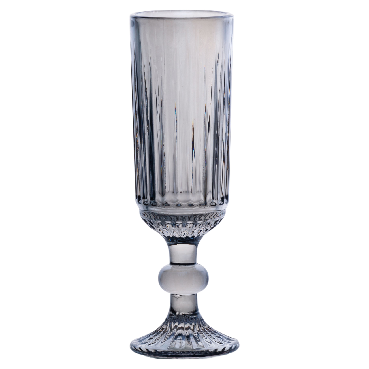 Набір келихів для шампанського 6 штук 160 мл Блакитний HP-19-67