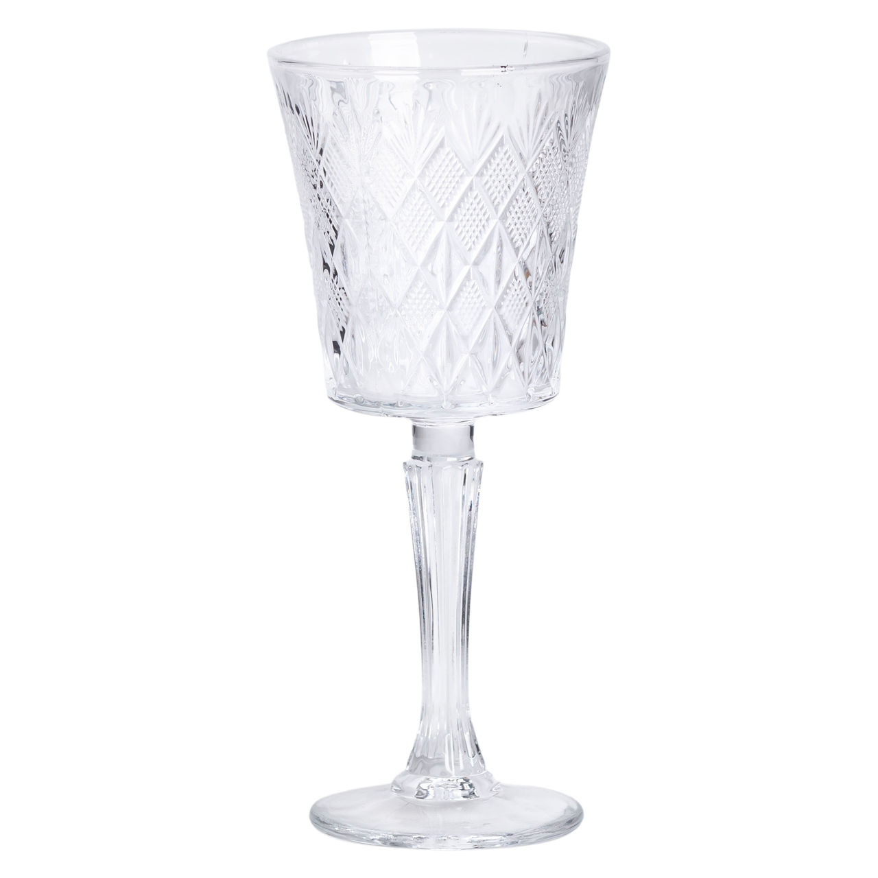 Набір келихів для вина на високій ніжці 6 шт 295 мл скляні HP-19-127