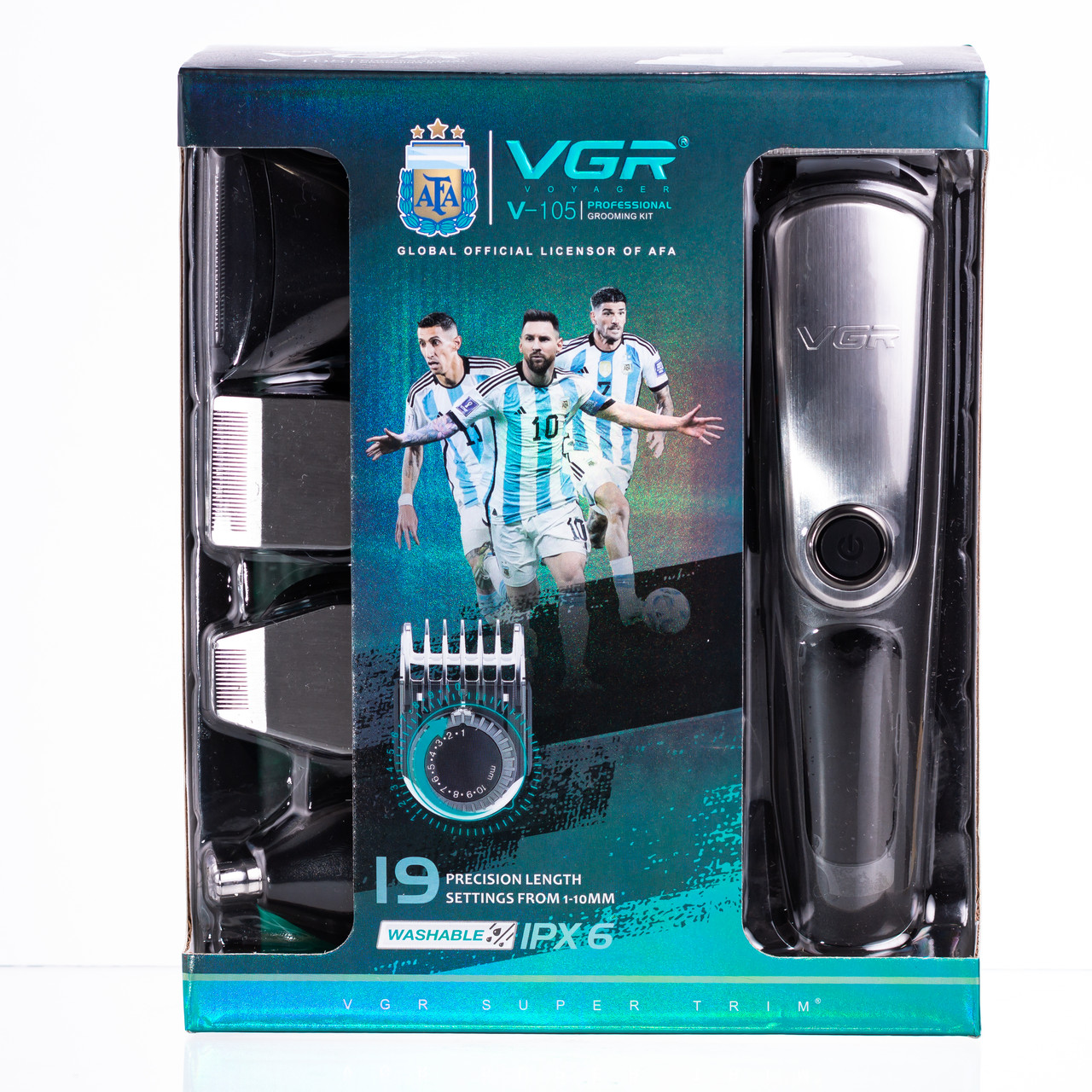 Набір для стрижки волосся 5 в 1 машинка, триммер та бритва VGR V-105