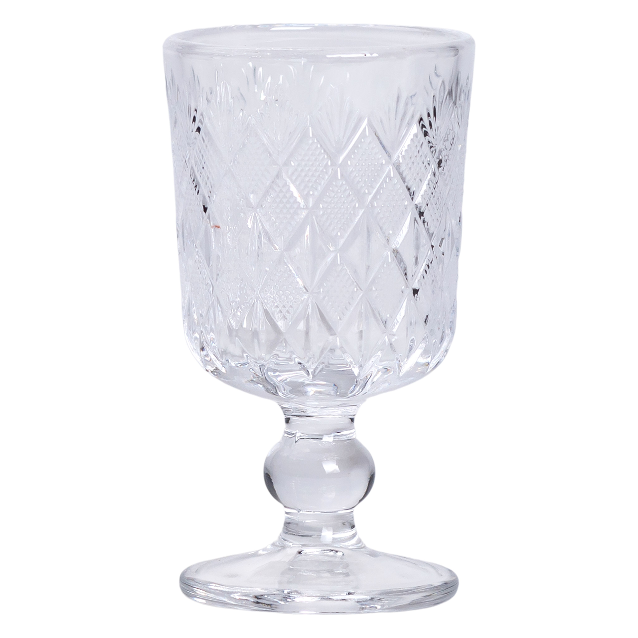 Набір чарок 6 шт по 50 мл скляні на ніжці HP-19-129