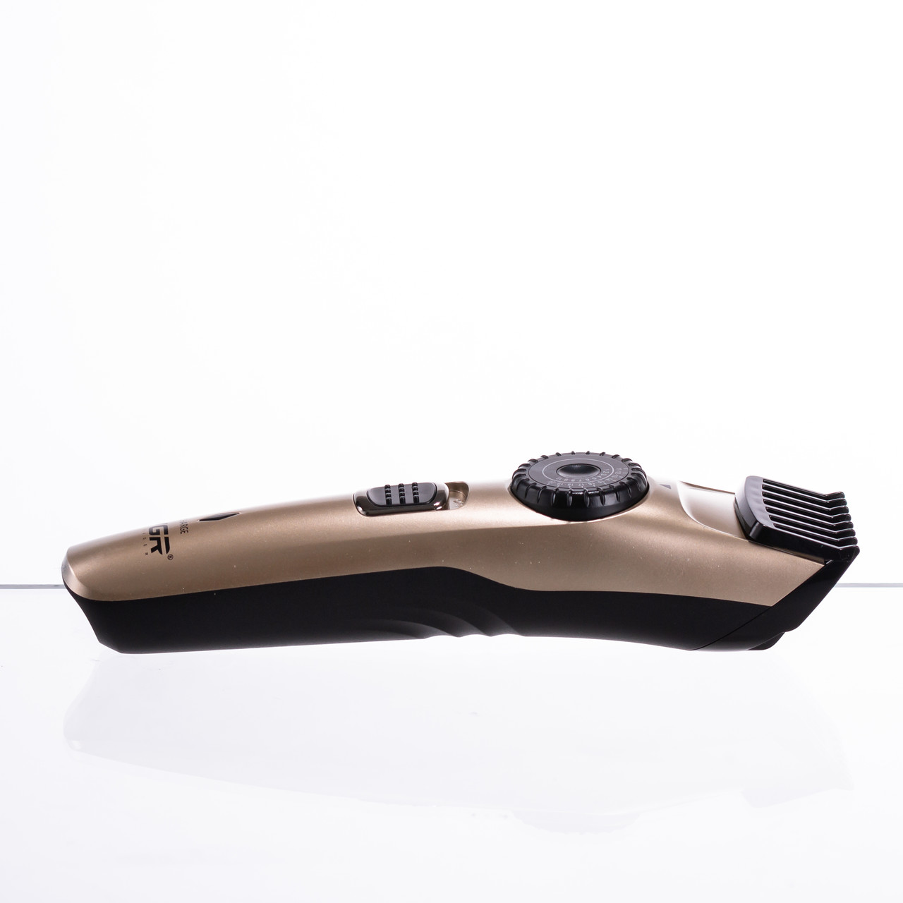 Машинка для стрижки волосся та бороди на акумуляторі з насадками Золотистий VGR V-031