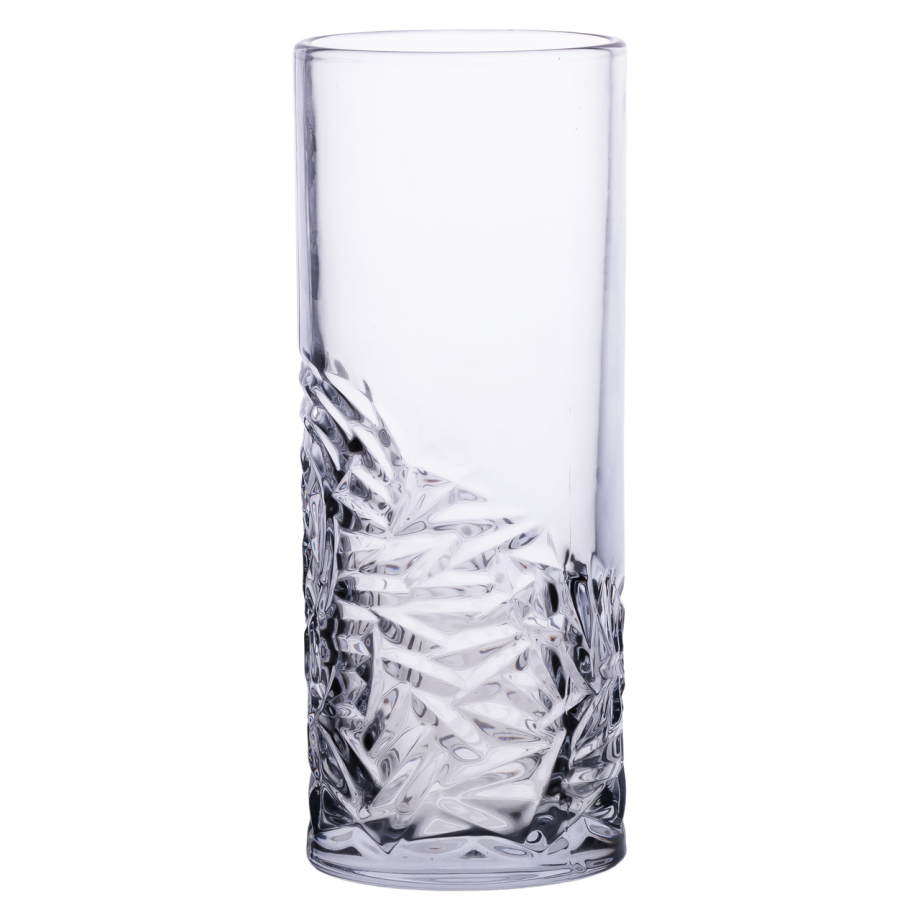 Скляна ваза для квітів 29.5 см прозора HP-19-143