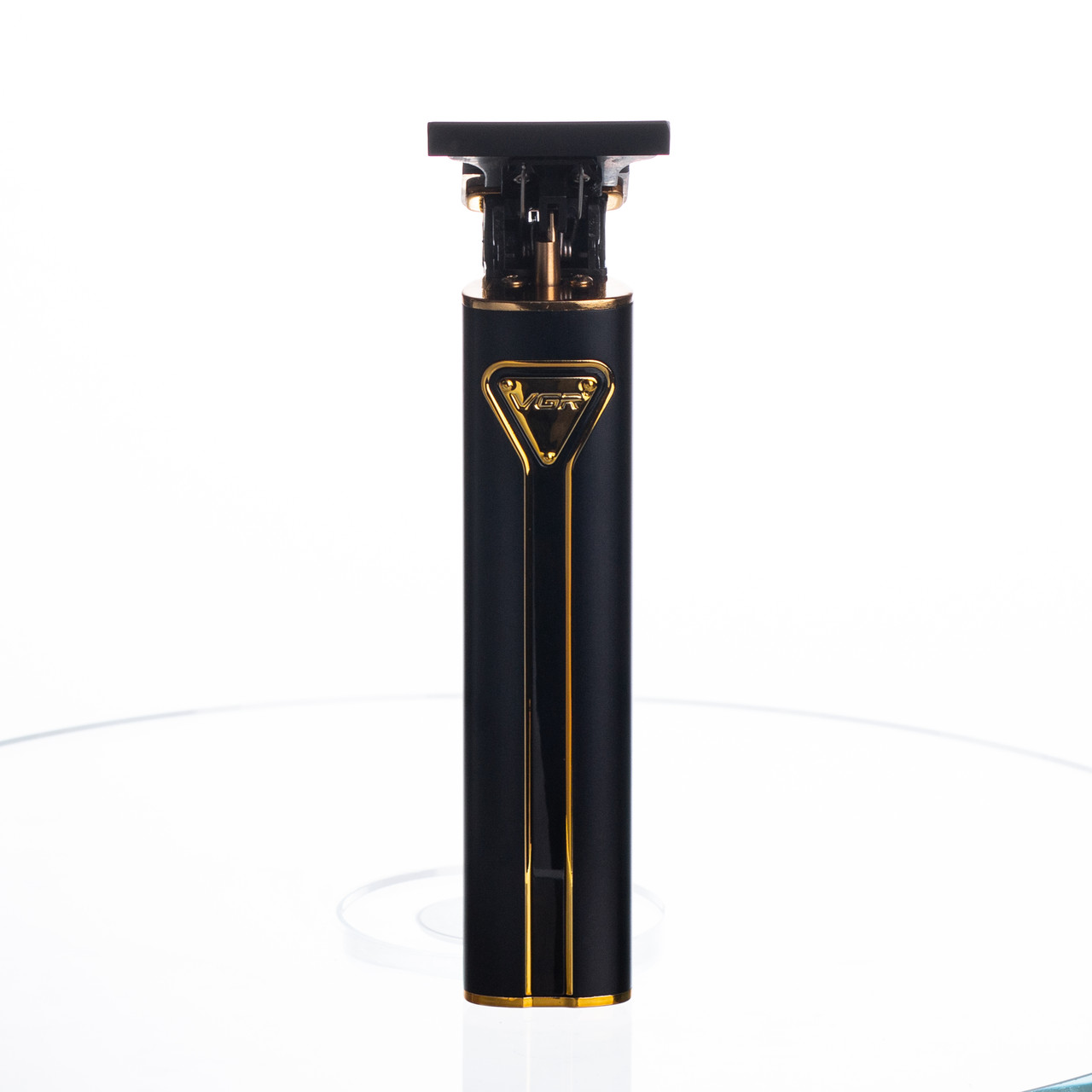 Тример для стрижки волосся акумуляторний 4 насадки Чорний VGR V-009