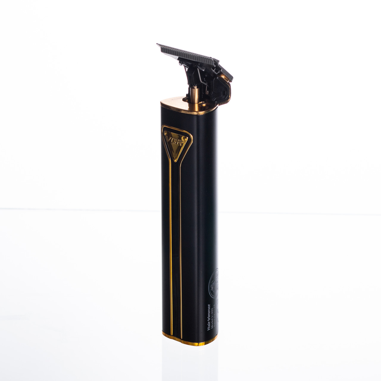 Тример для стрижки волосся акумуляторний 4 насадки Чорний VGR V-009