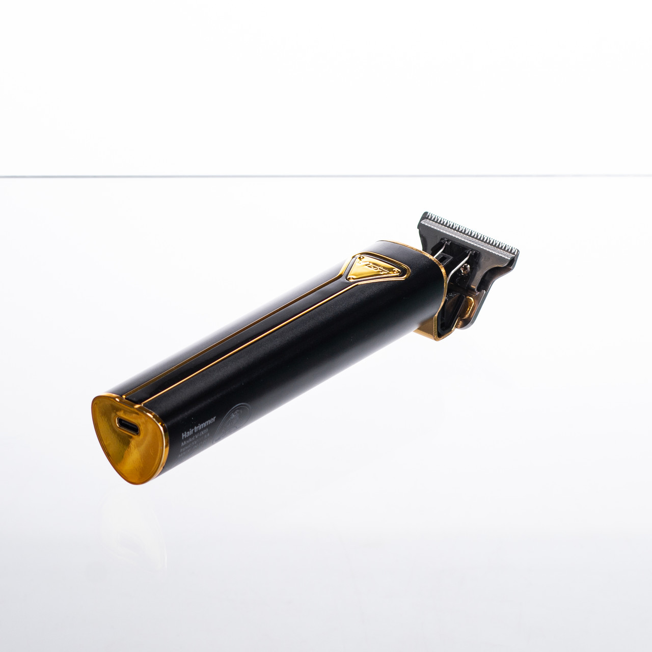 Тример для стрижки волосся акумуляторний 4 насадки Чорний VGR V-009