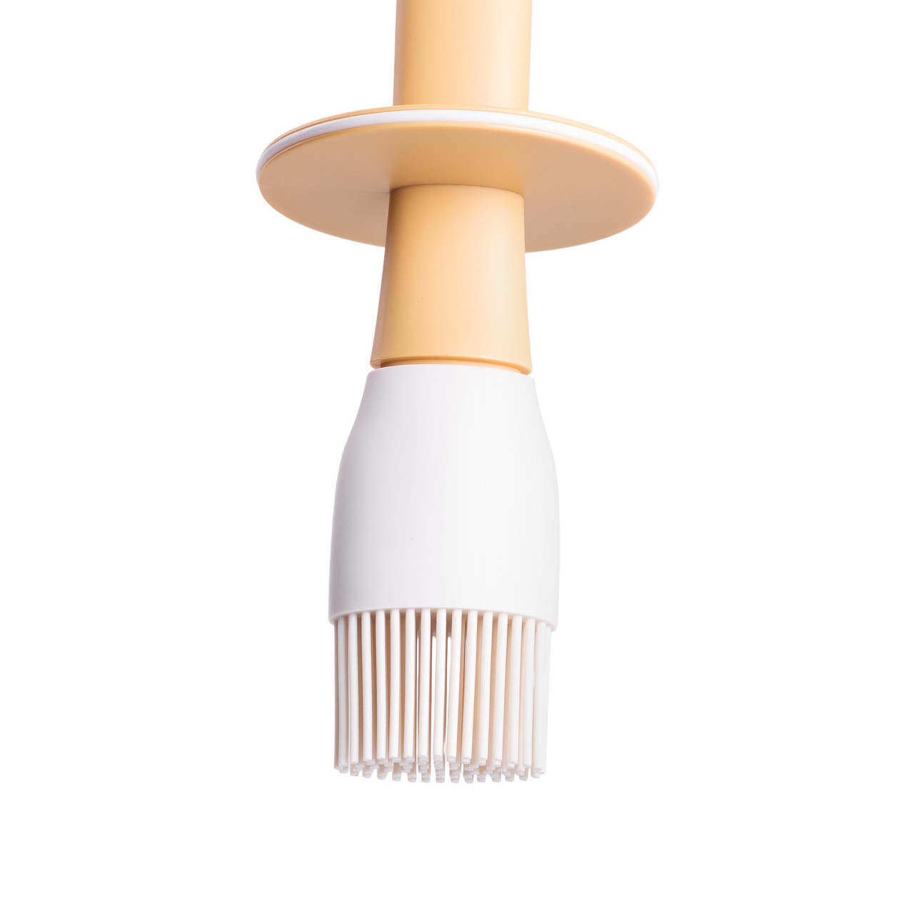 Баночка для олії з пензликом 300 мл диспенсер з пензликом для оливкової, соняшникової олії Жовтий HP-34-11Y