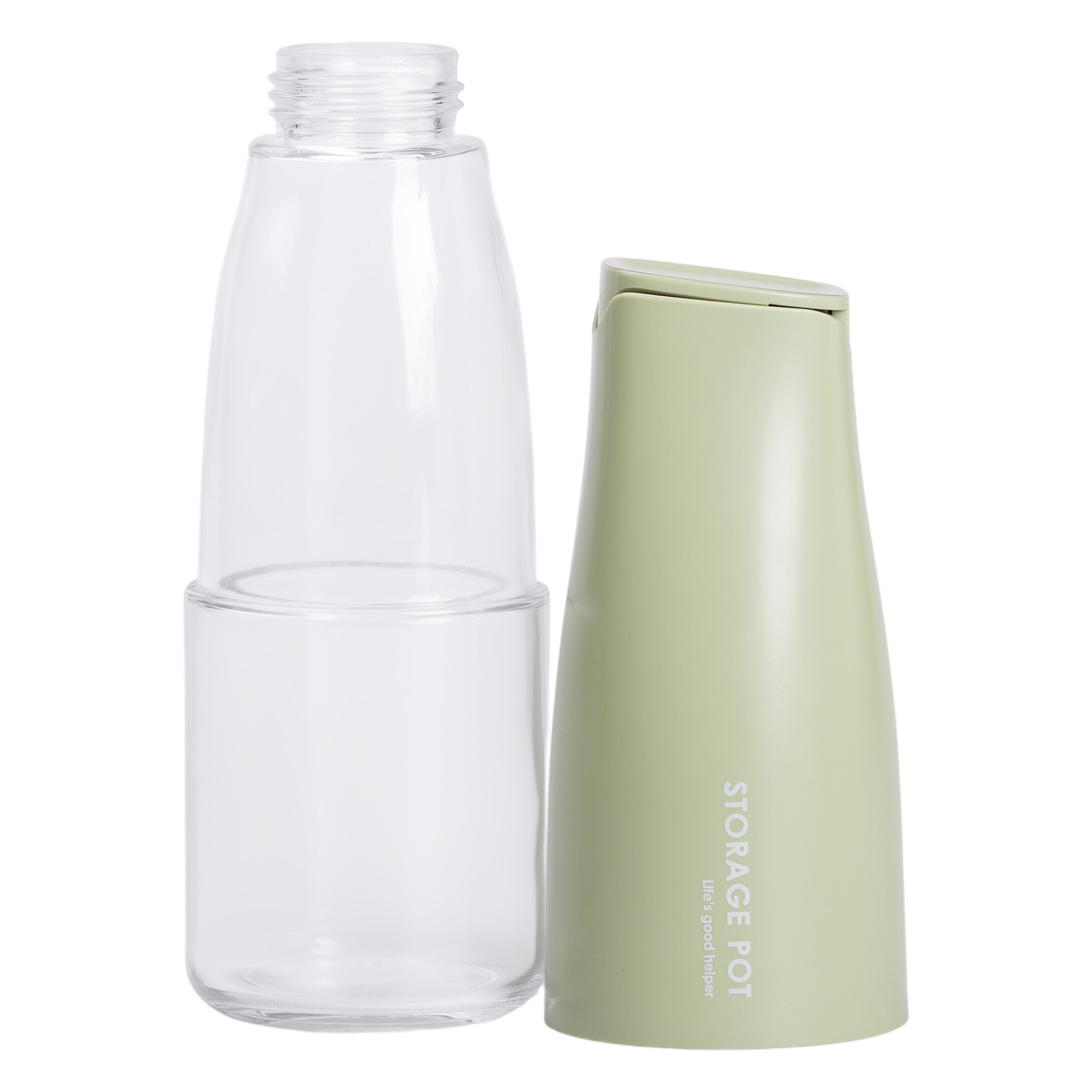 Пляшка для соняшникової олії з гравітаційною кришкою 500 мл пляшка для олії з дозатором Зелений HP-34-9GR