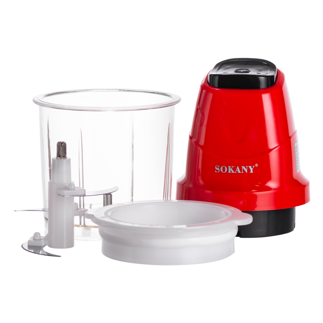 Чоппер подрібнювач з чашею на 0.7 л електричний кухонний 250 Вт Sokany SK-06009R