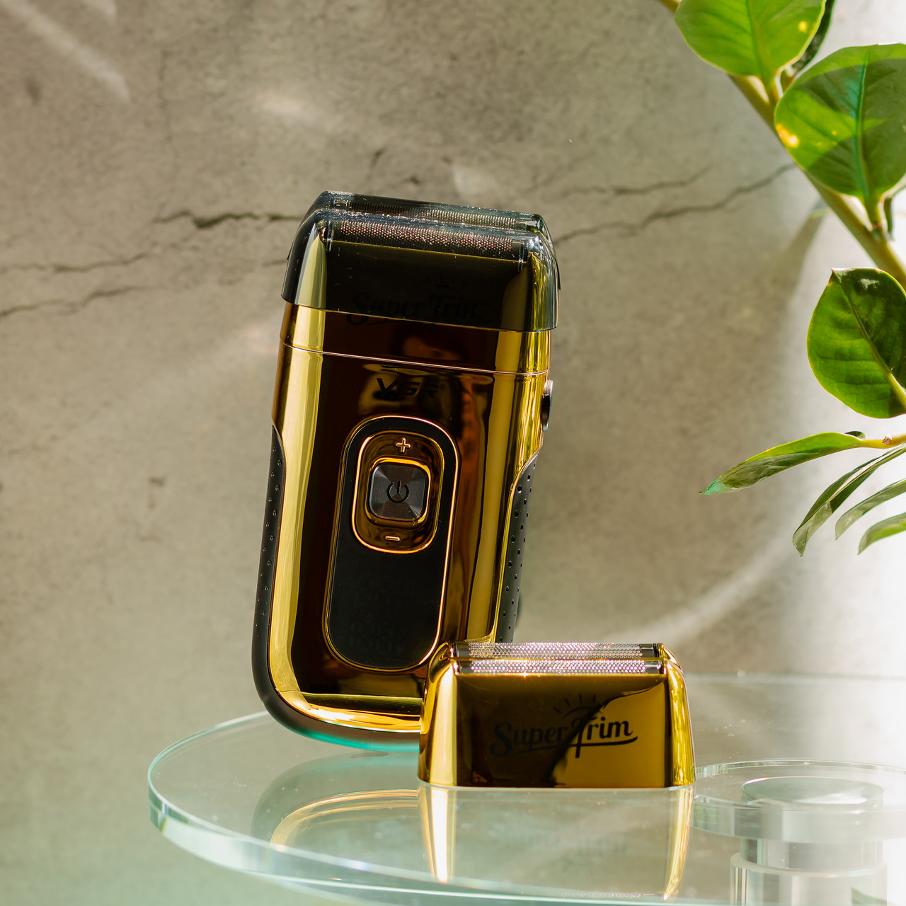 Електробритва шейвер чоловіча з LED-дисплеєм VGR V-332