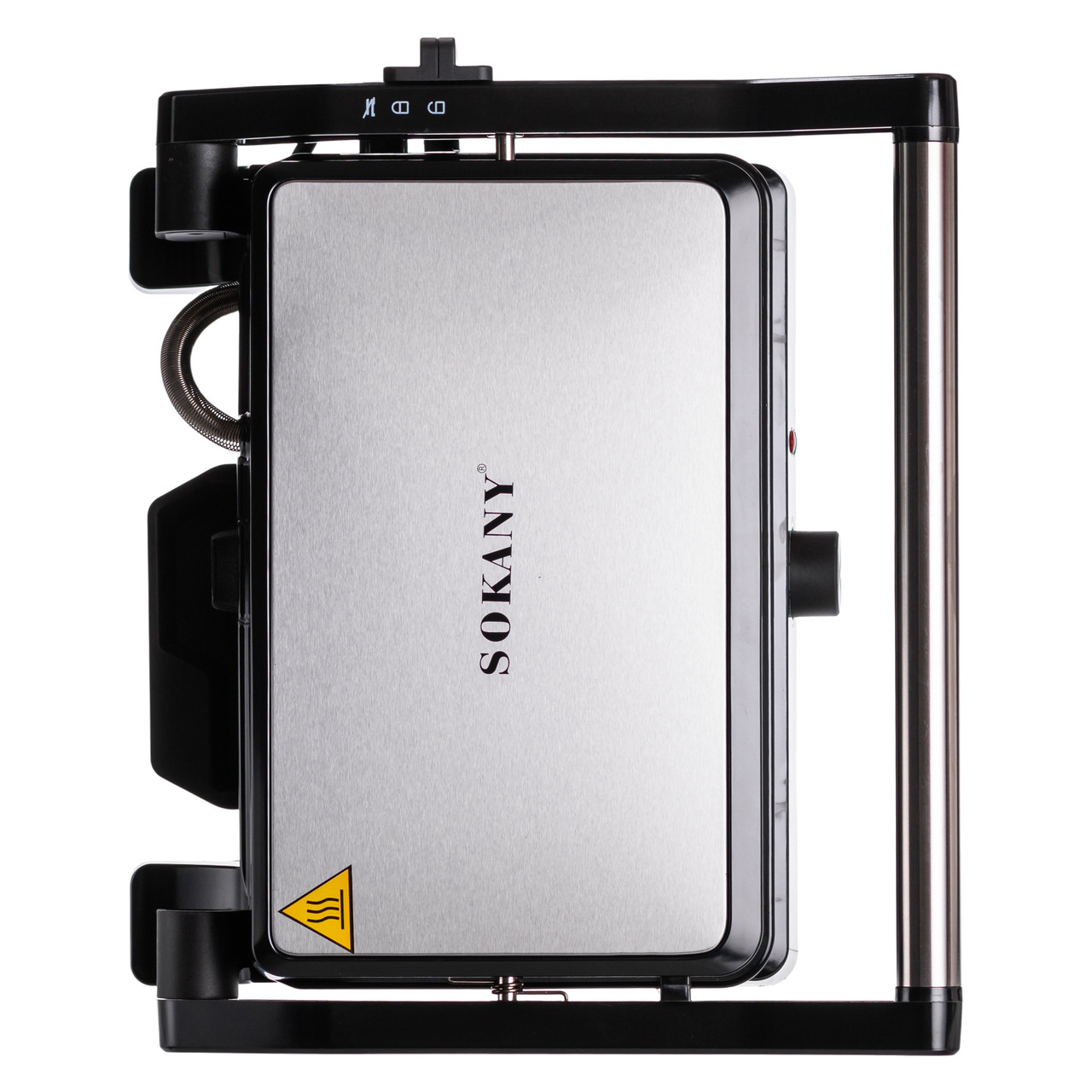 Електрогриль притискний з антипригарним покриттям 1500 Вт Sokany SK-08026