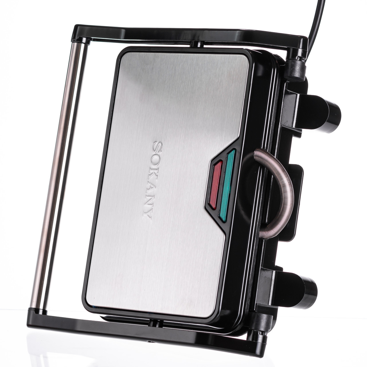 Електрогриль притискний з антипригарним покриттям 850 Вт Sokany SK-223