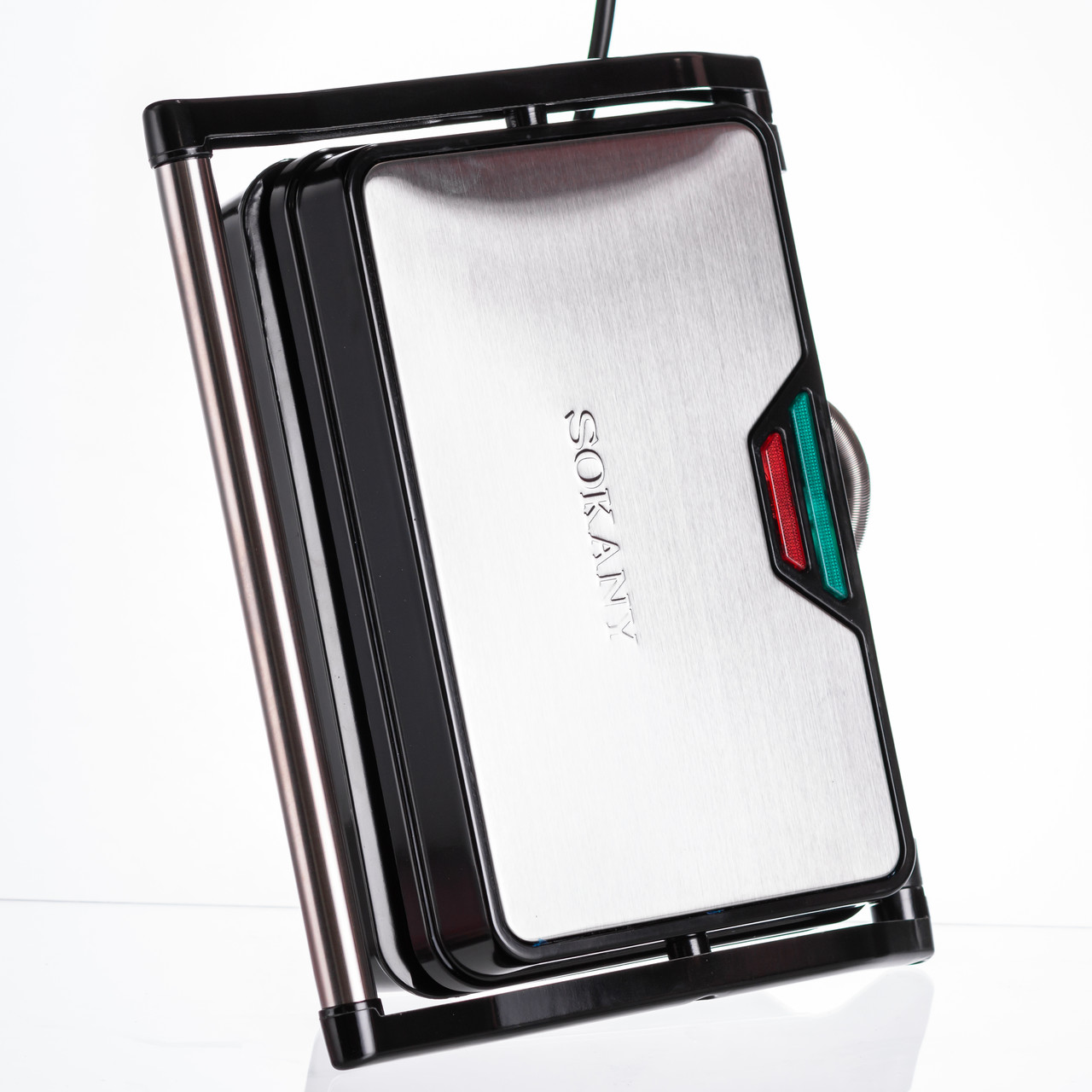 Електрогриль притискний з антипригарним покриттям 850 Вт Sokany SK-223