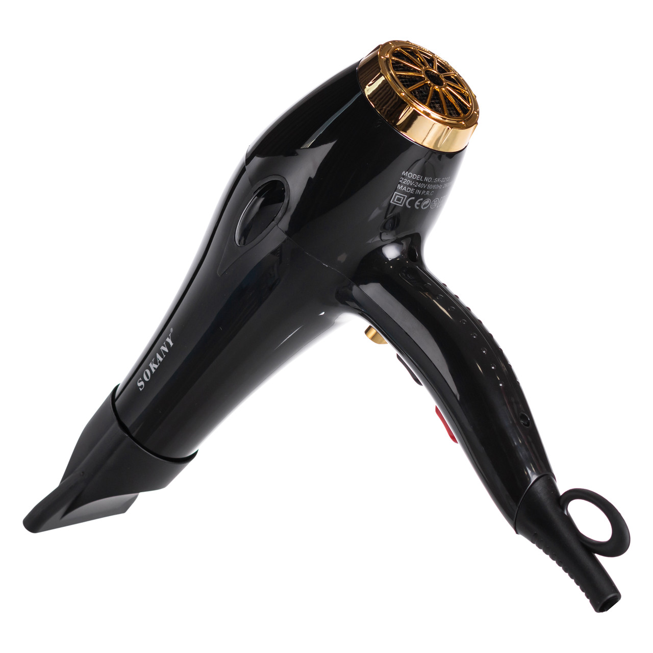 Фен для волосся Sokany SK-2213 з дифузором та концентратором 2600 Вт