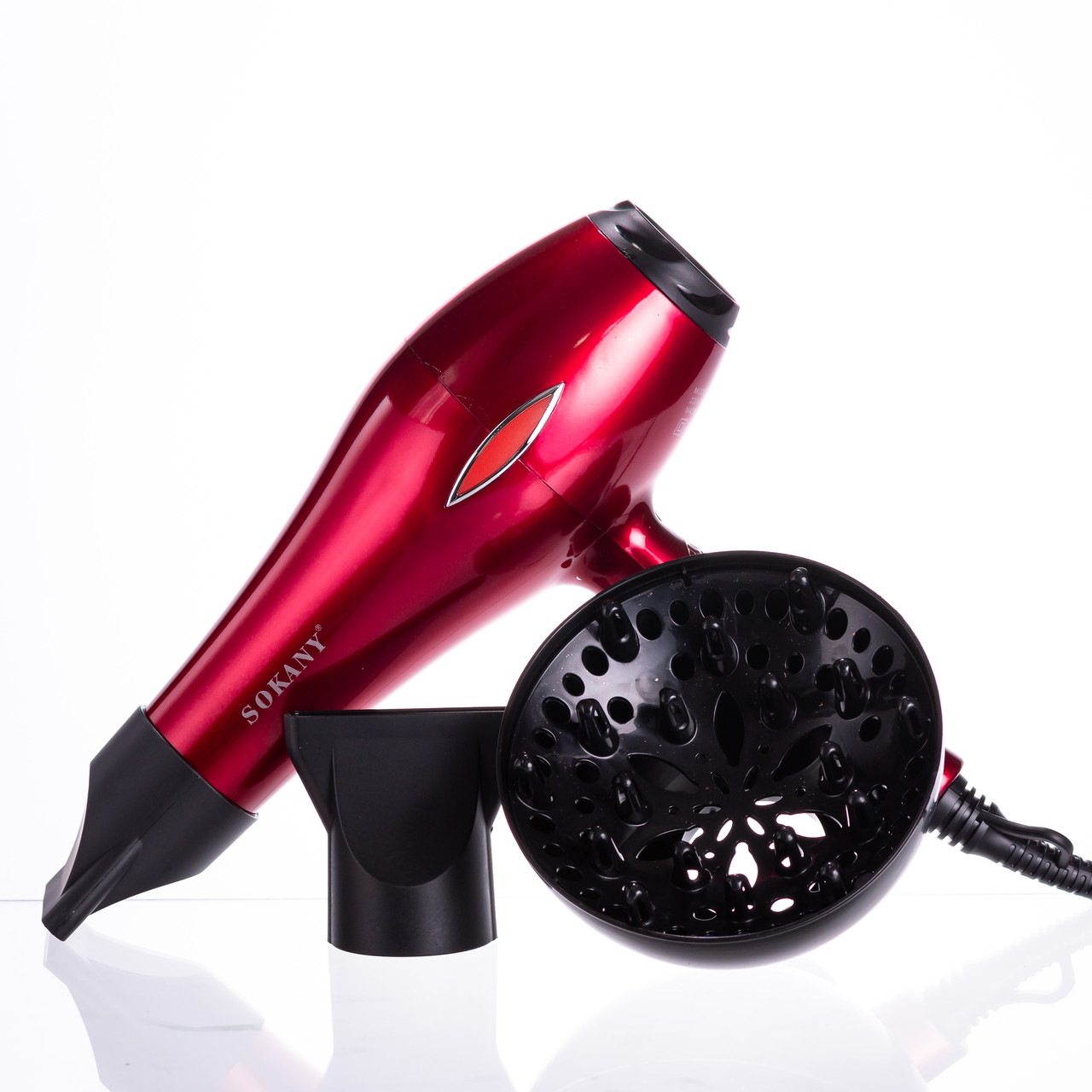 Фен для волосся з дифузором та концентратором 2600 Вт Sokany SK-2215