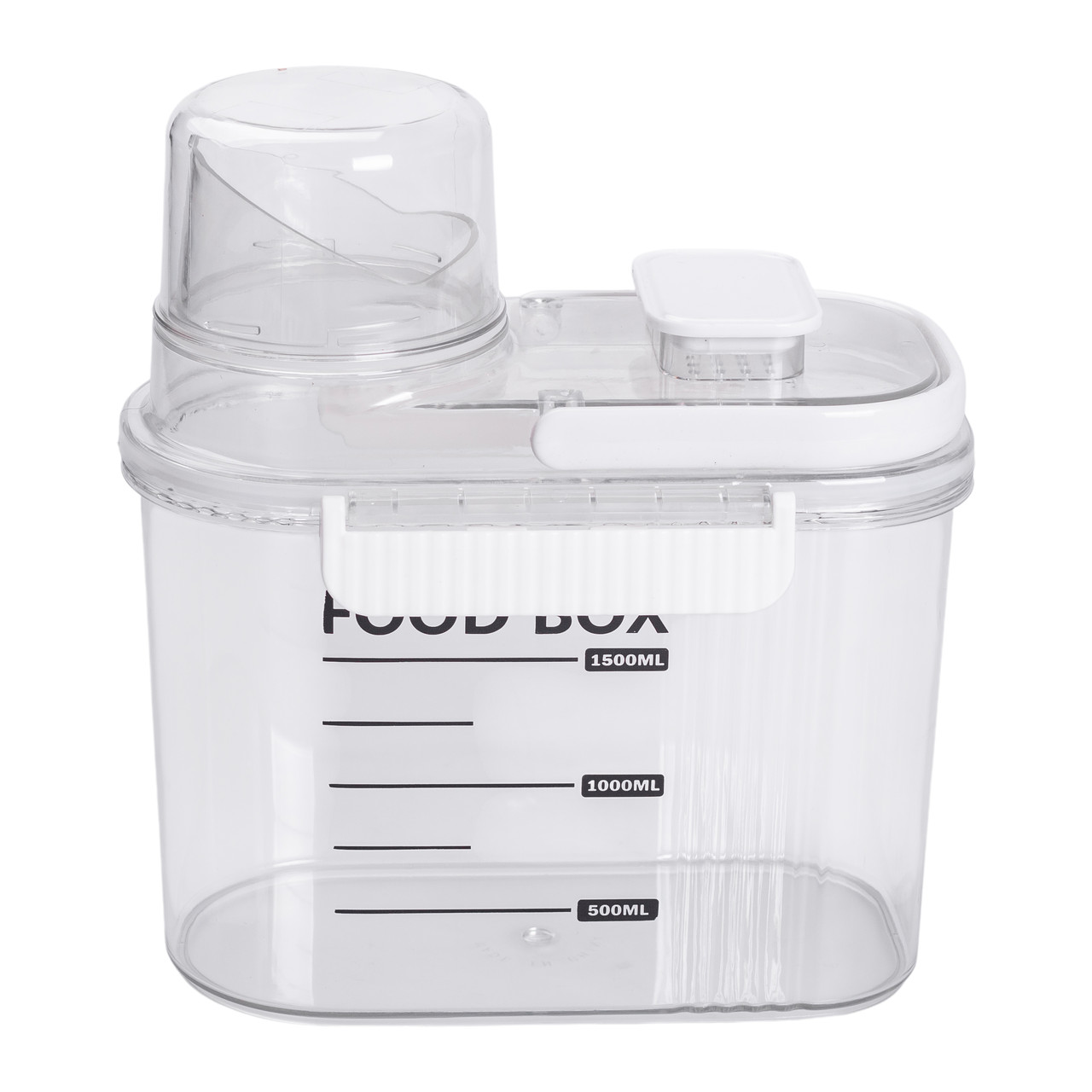 Контейнер для зберігання сипучих продуктів 20х11х22 см з дозатором і мірною шкалою ємність для круп 2л HP-27-13