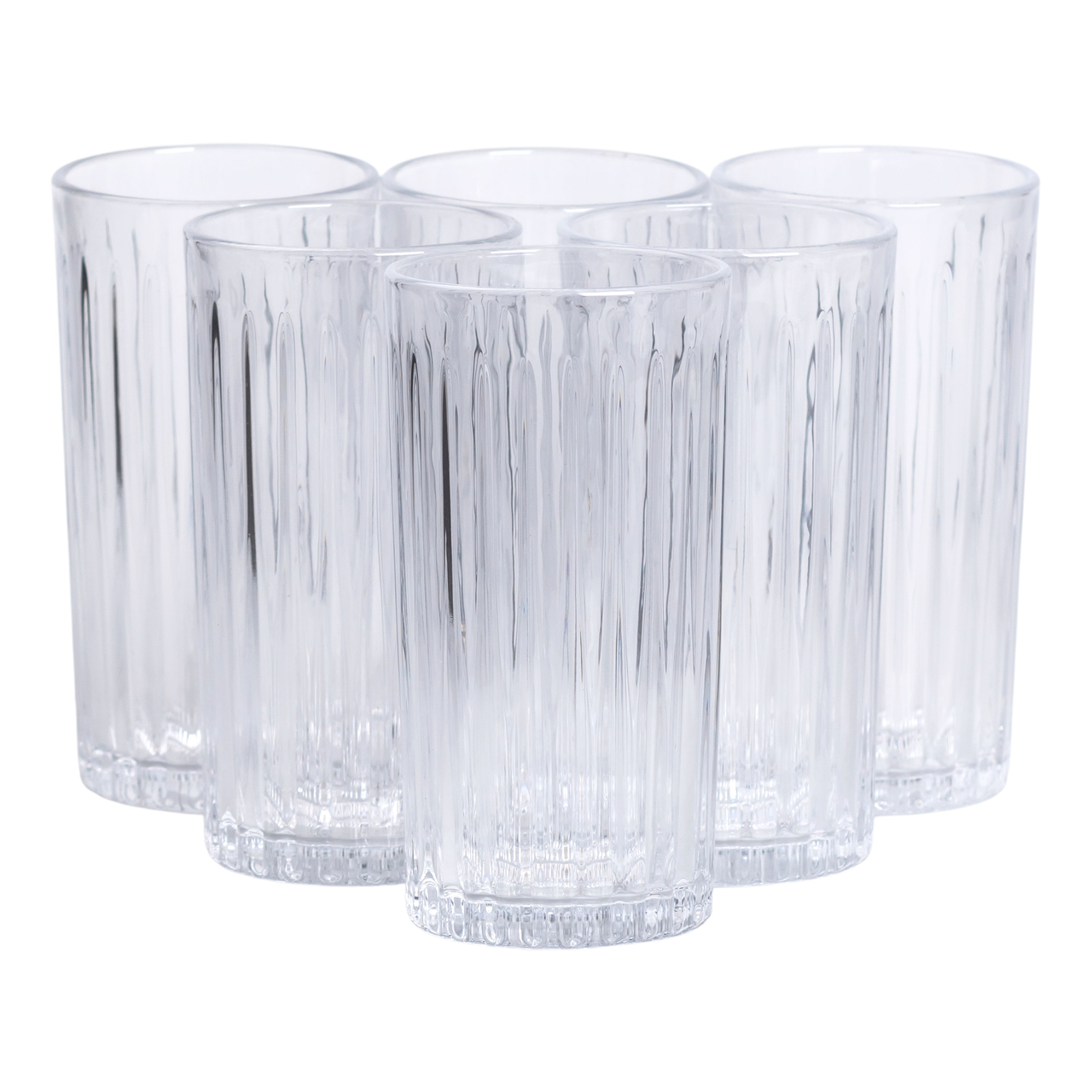 Глечик 1.2 літра зі склянками 6 штук по 320 мл графин для компоту соку води лимонаду HP-19-5