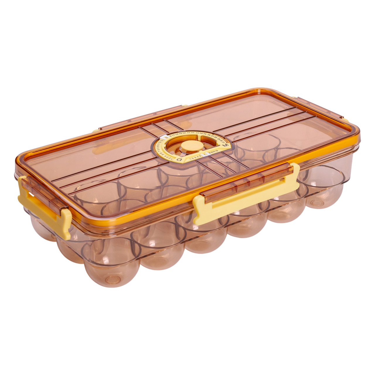 Лоток для яєць пластиковий на 18 комірок 32.5х18х8 см Коричневий HP-27-1