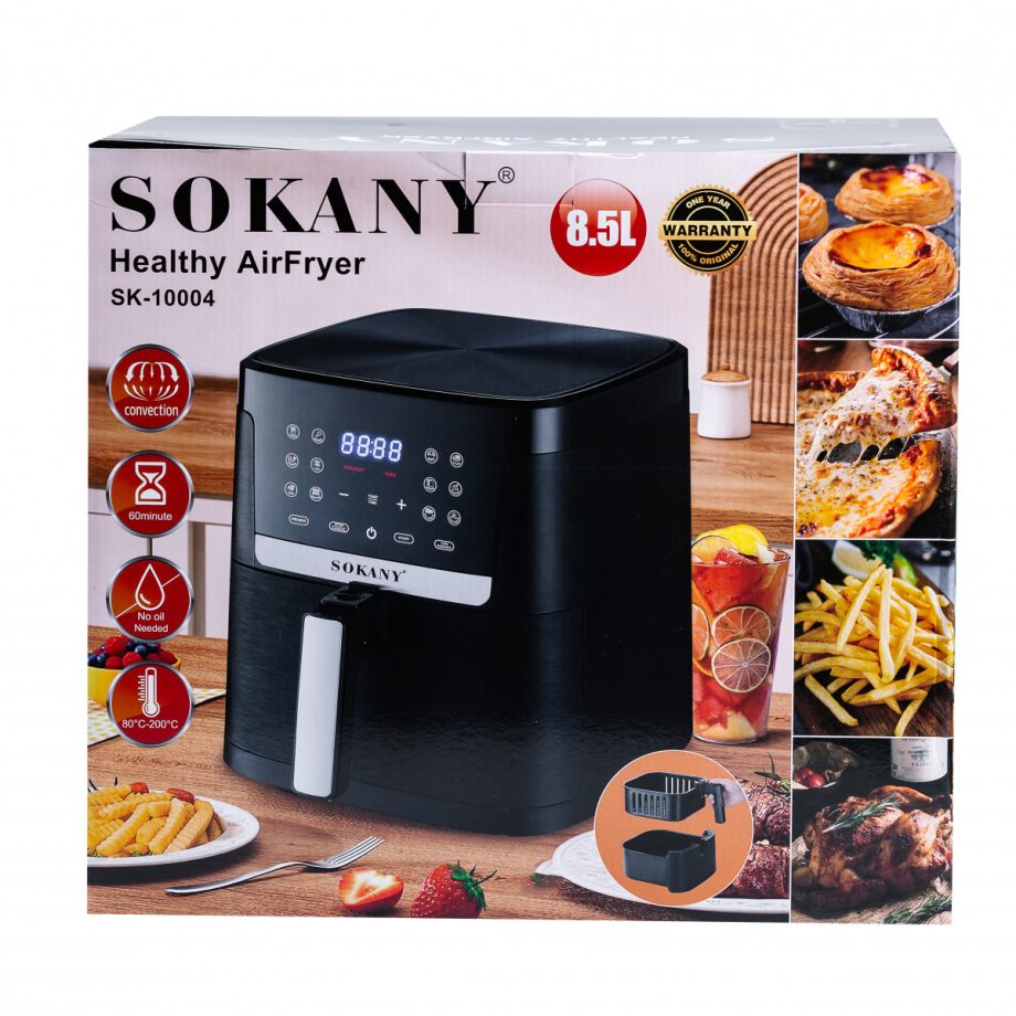 Мультипіч аерогриль 8,5 л сенсорний екран Sokany SK-10004