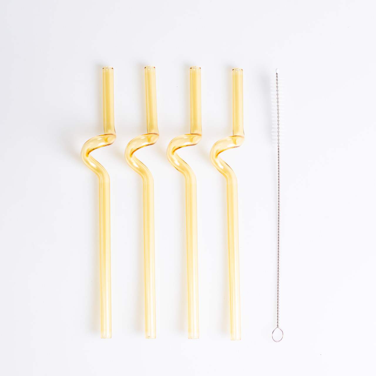 Набір 4 скляних трубочок із йоржиком для чищення HP-34-34Y