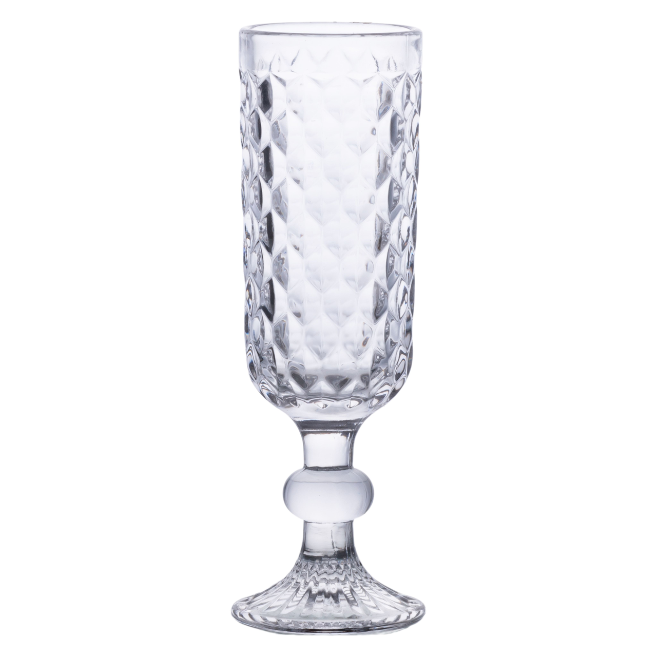 Набір келихів для шампанського 6 штук 160 мл скляні HP-19-103