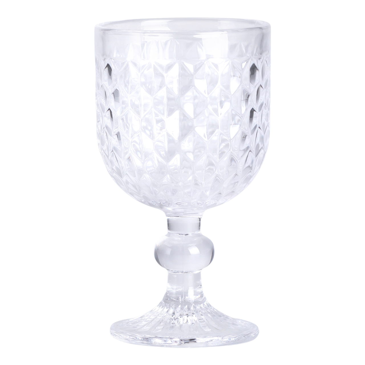 Набір келихів для вина 6 шт по 220 мл на низькій ніжці Прозорий HP-19-104