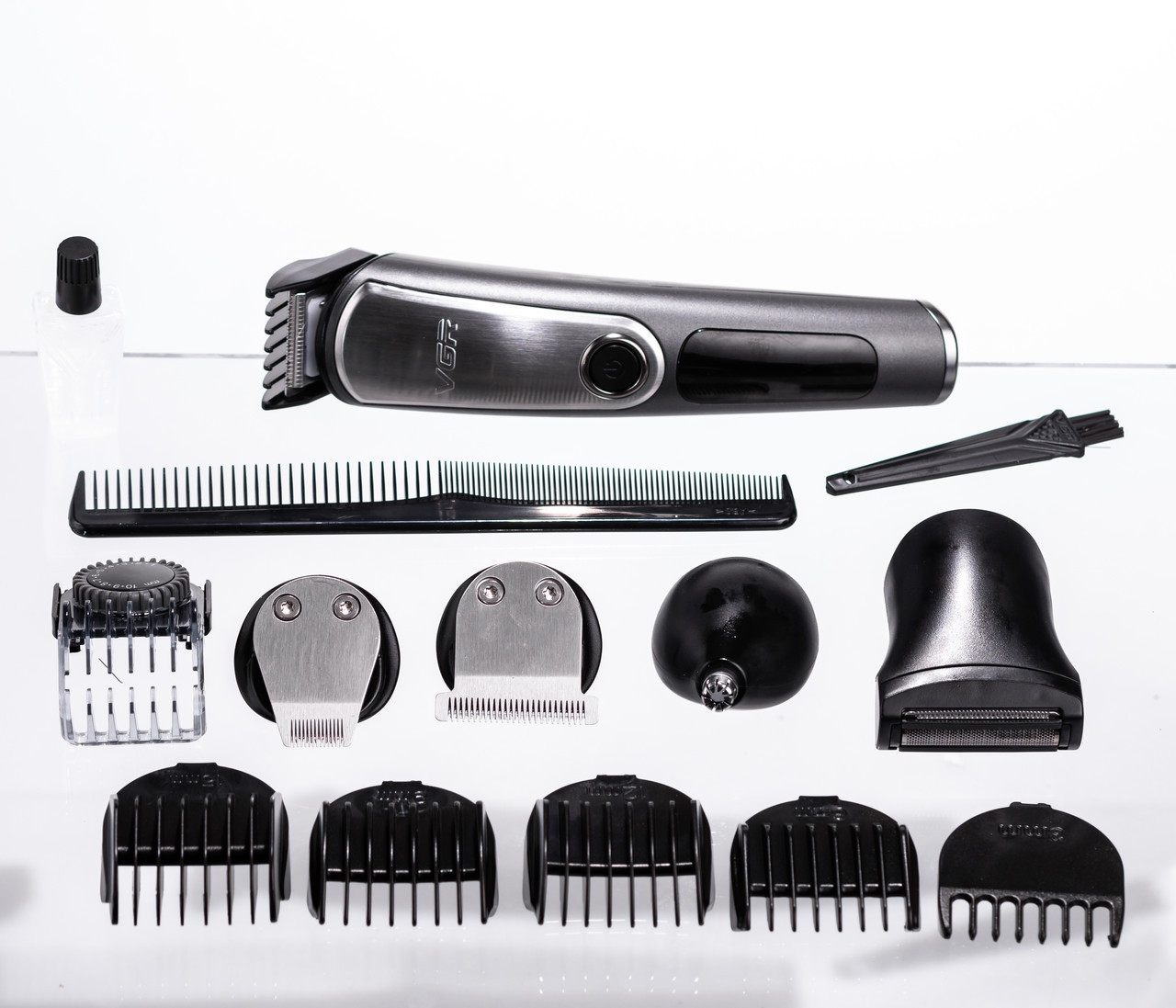 Набір для стрижки волосся 5 в 1 машинка, триммер та бритва VGR V-105