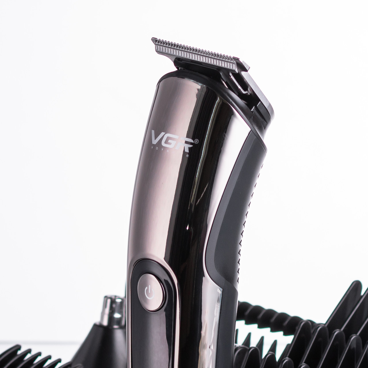 Набір для стрижки волосся 5 в 1 машинка, триммер та бритва Vgr V-107