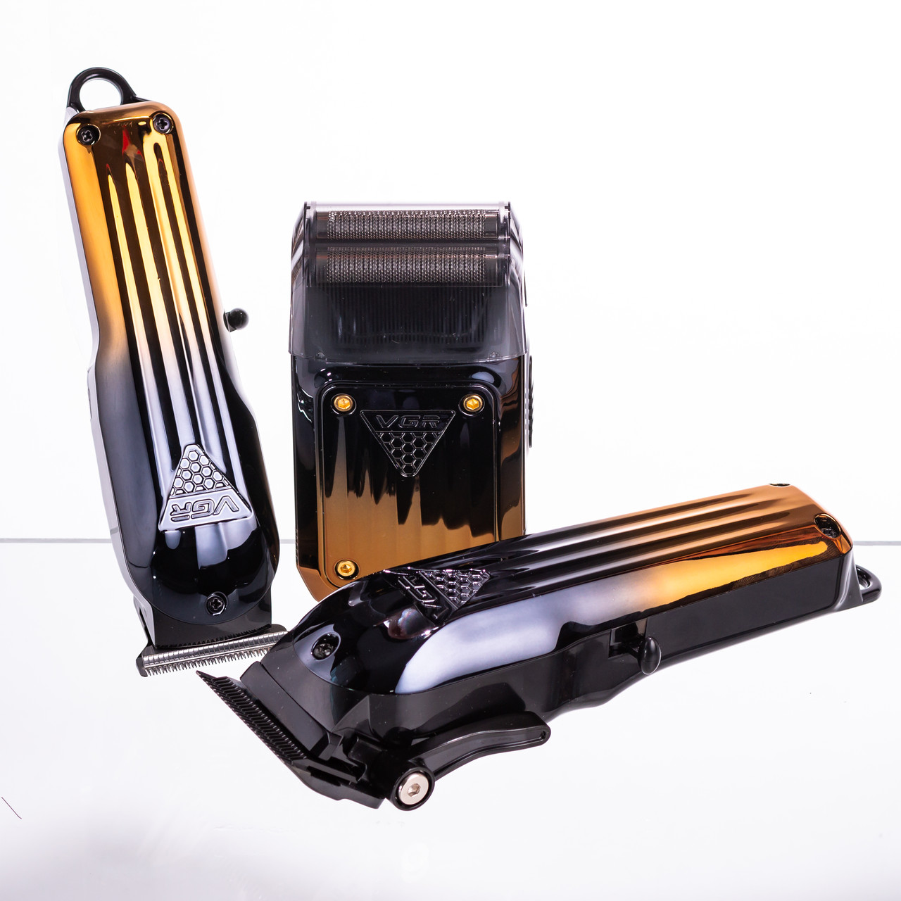 Набір для стрижки акумуляторна машинка, тример і шейвер VGR V-644