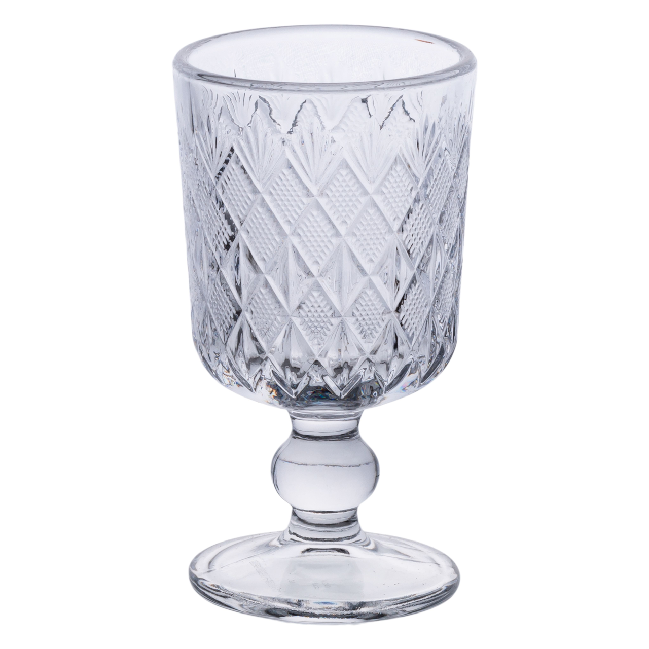 Набір чарок 6 шт по 50 мл скляні на ніжці HP-19-129