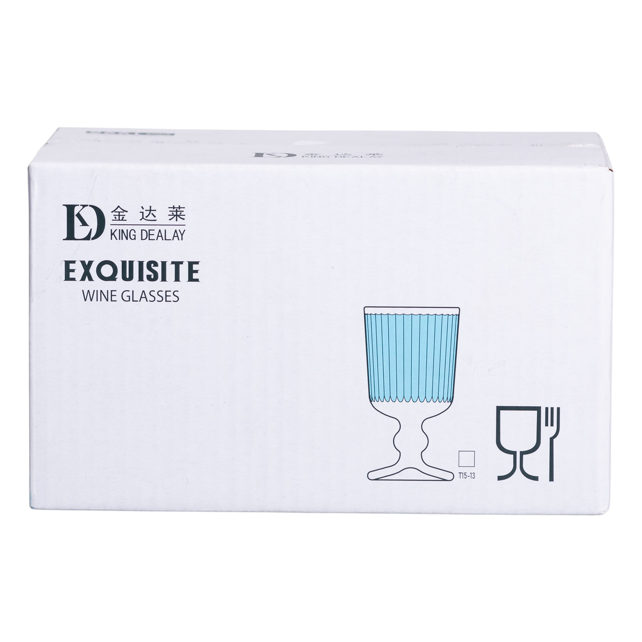 Набір чарок 6 шт по 50 мл скляні на ніжці HP-19-129