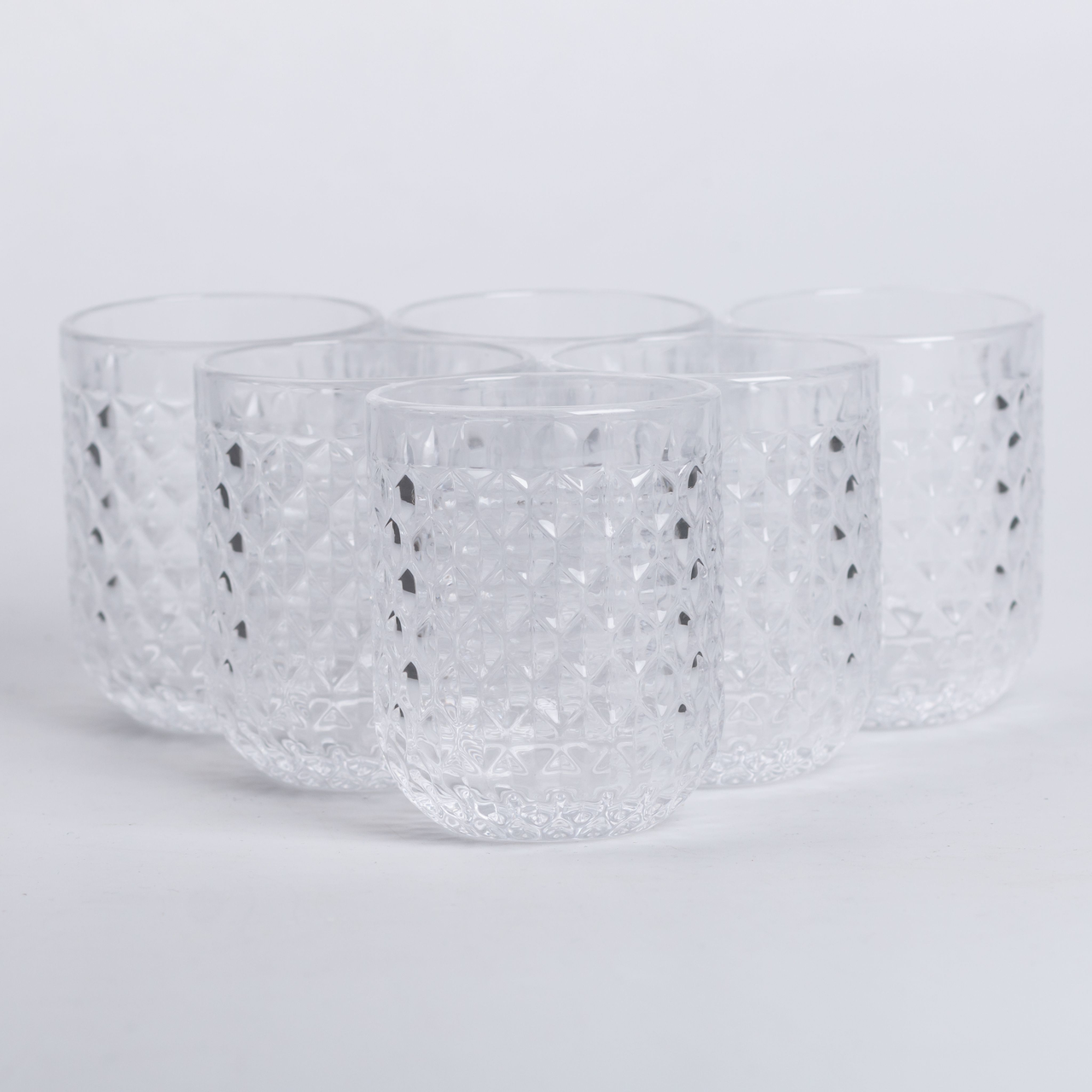 Набір склянок 6 шт по 250 мл Прозорий HP-19-105