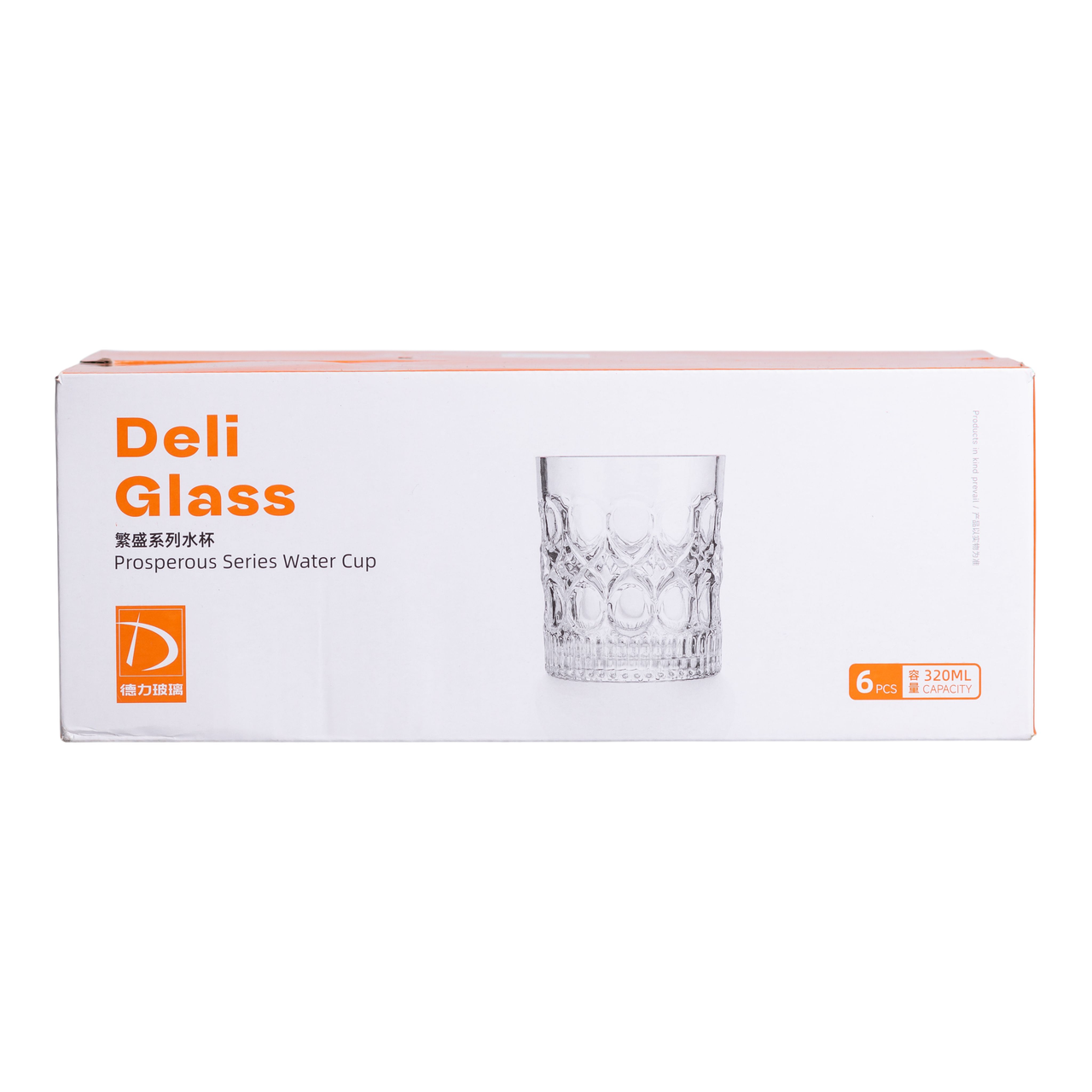 Набір склянок 6 штук по 320 мл віскі HP-19-10