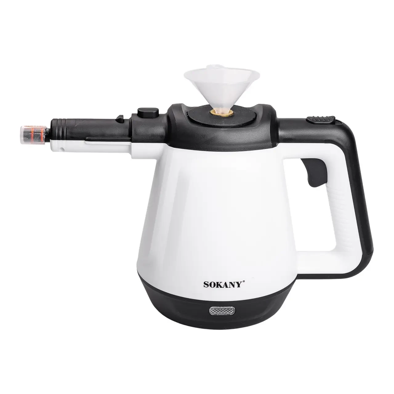 Пароочисник ручний з насадками 1200 Вт парова чистка Білий Sokany SK-11047