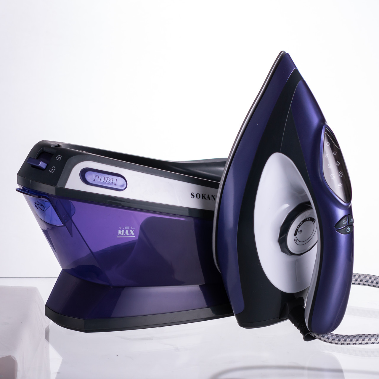 Парова праска з парогенератором і резервуаром 1,5 л 2800 Вт Sokany SK-YD-2121