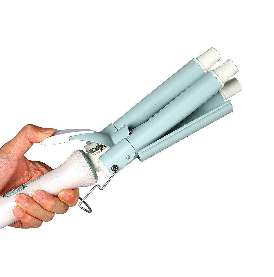 Плойка для волосся потрійна з регулятором температури керамічна VGR HP-V-595